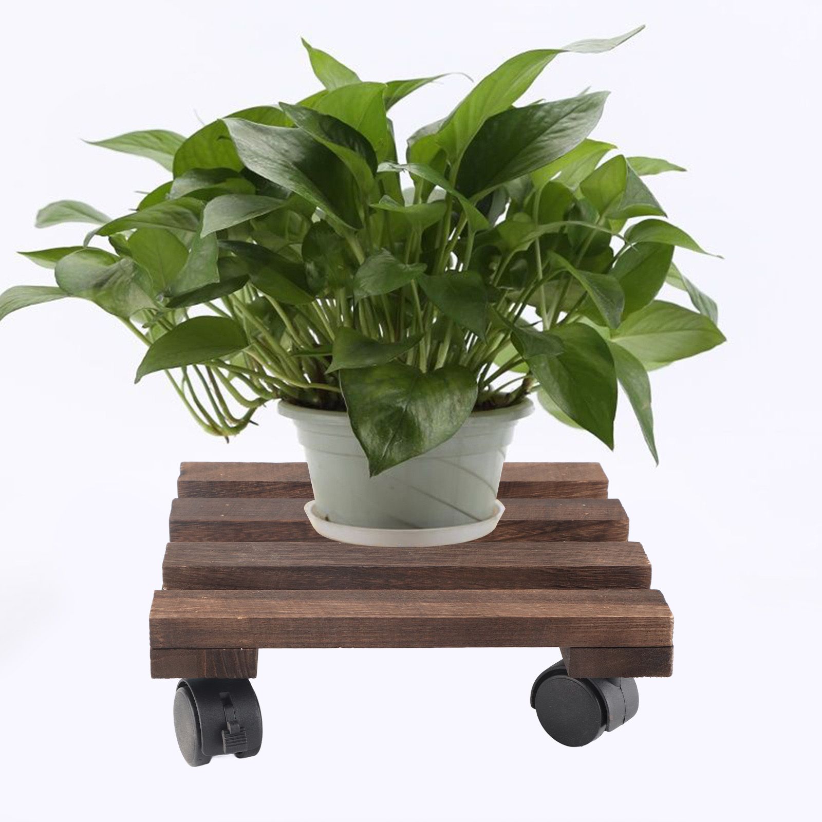 Wheeled Flower Pot Tray Base Roller Universal Wheel Movable Large Carrier Rectangular Thickened Chassis - Image 5