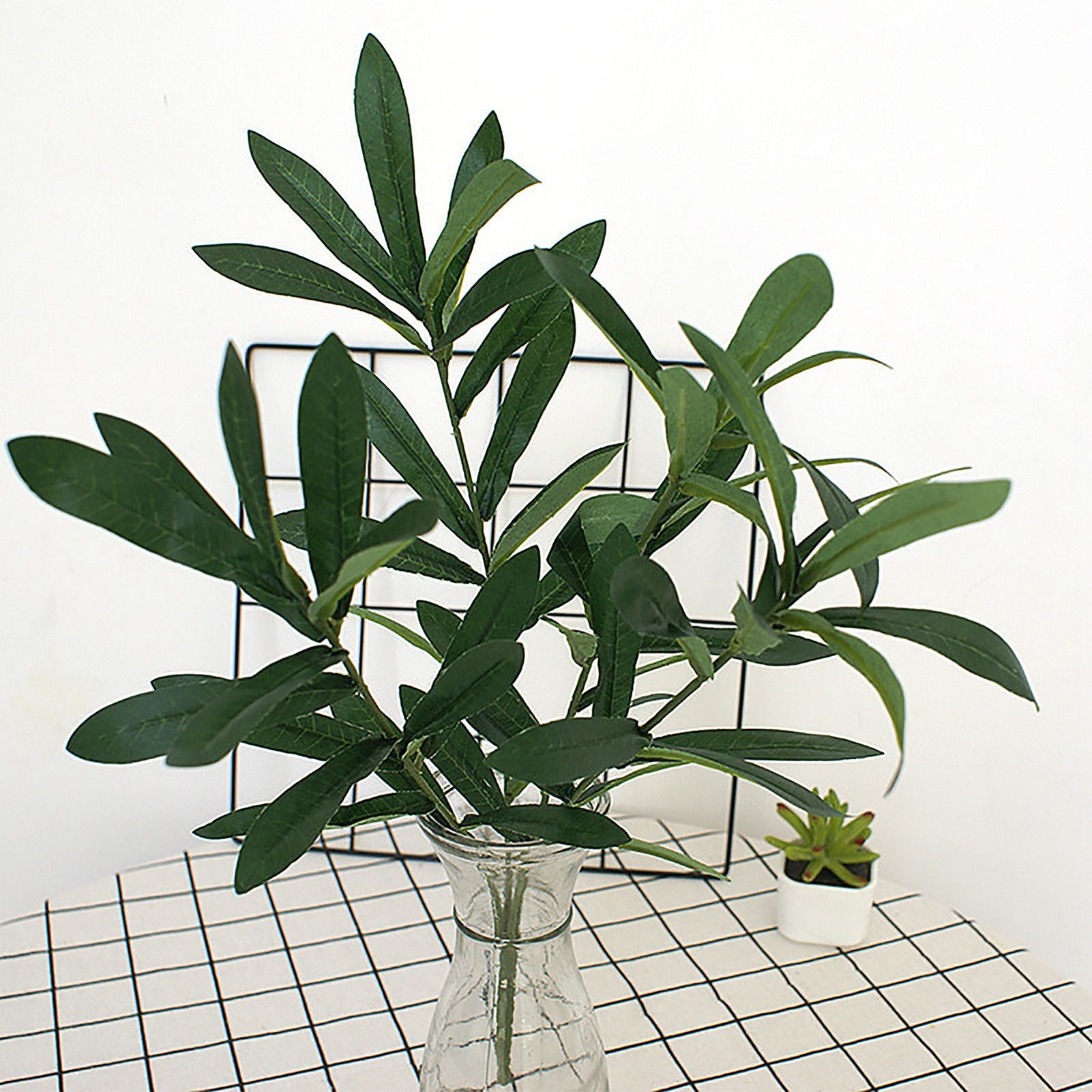 Artificial Olive Leaves Decoration Home Leaves Decoration for Wedding Garden - Image 2