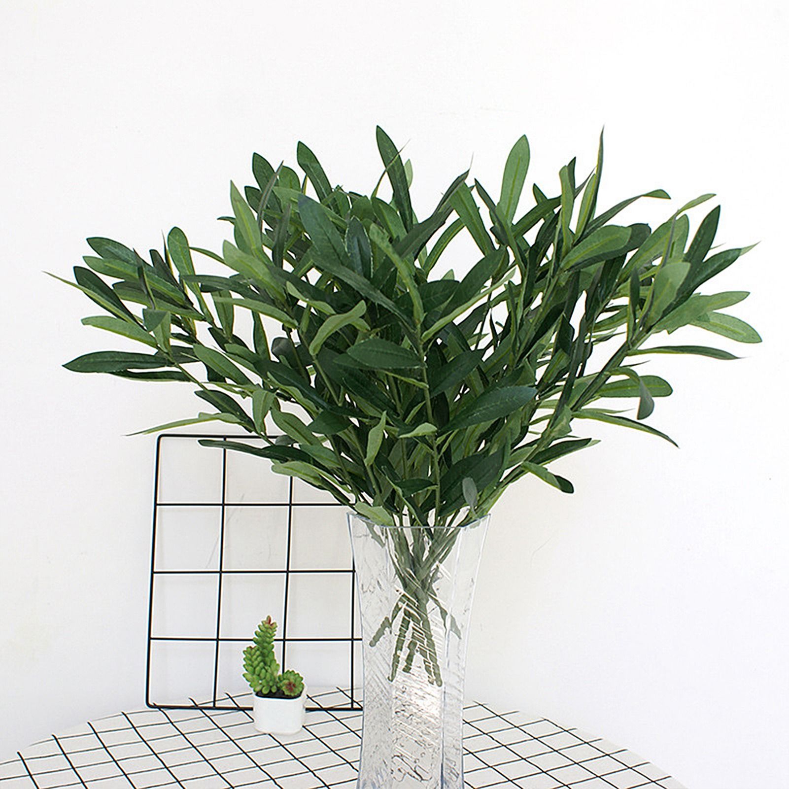 Artificial Olive Leaves Decoration Home Leaves Decoration for Wedding Garden - Image 6
