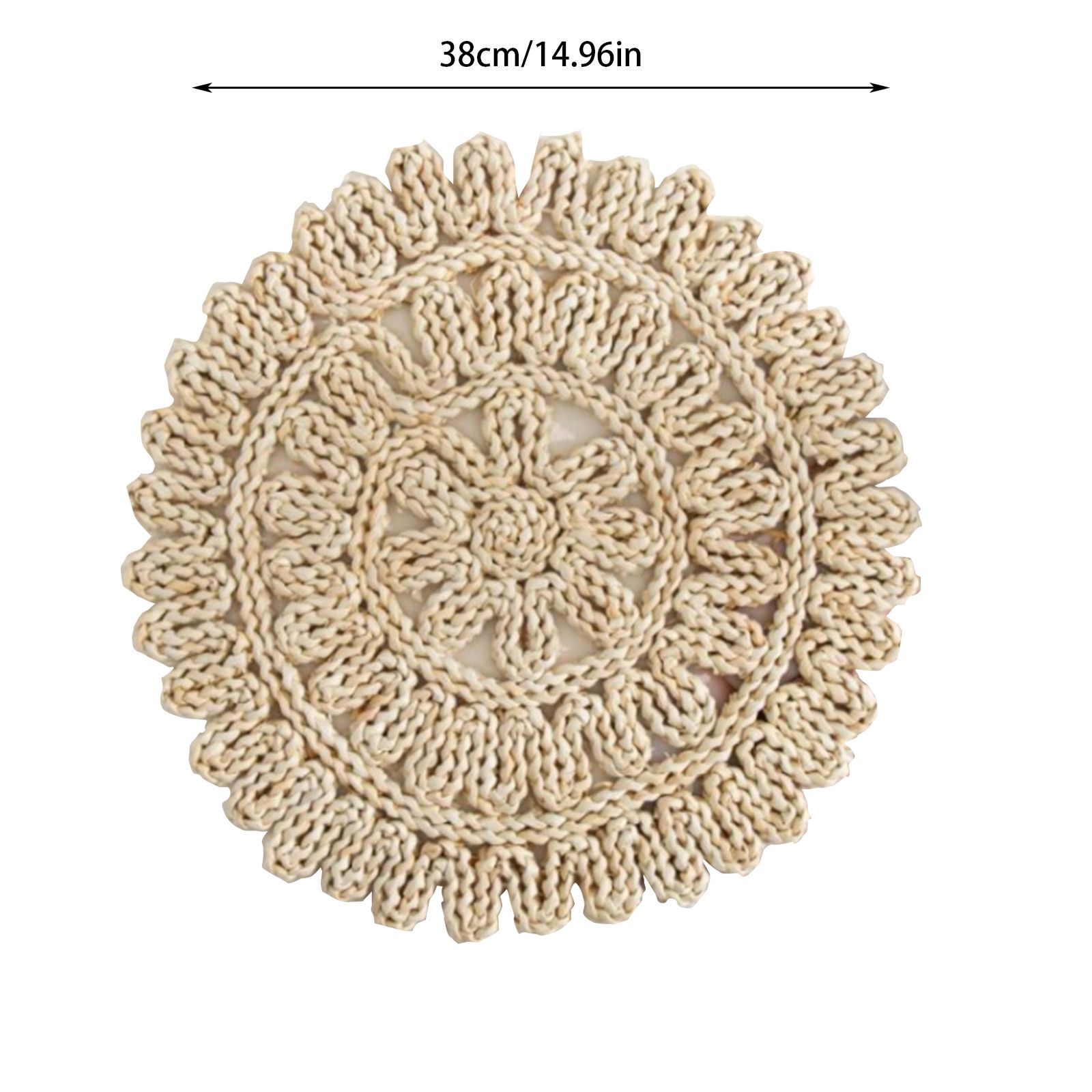 Placemats Multipurpose Thickened Exquisite Innovative Woven Heat Resistance Table Mats - Image 4