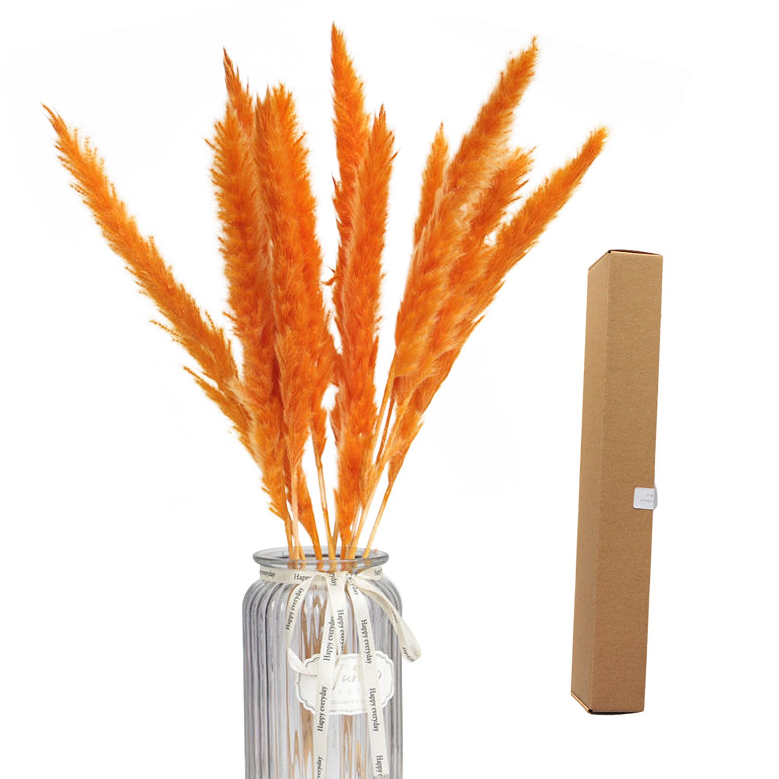 Dried Pampas Grass Natural Reed Dried Flowers Dried Pampas Grass Flowers Bouquet for Boho Home Decor - Image 1