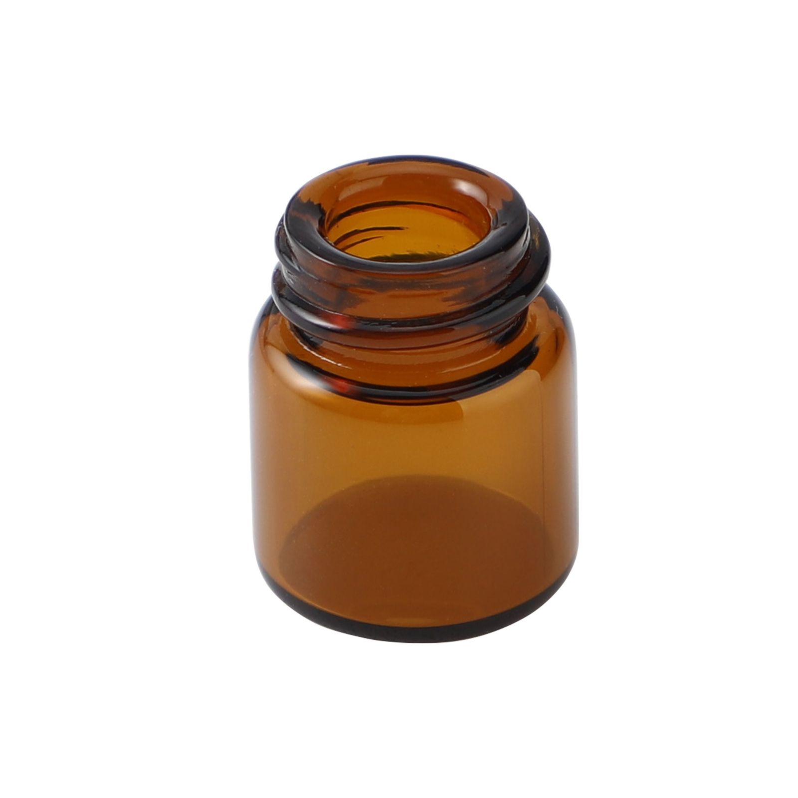 100Pcs Essential Oil Bottle Thick Glass Shock Resistant UV Protection Portable Essential Oil Bottle Brown - Image 4