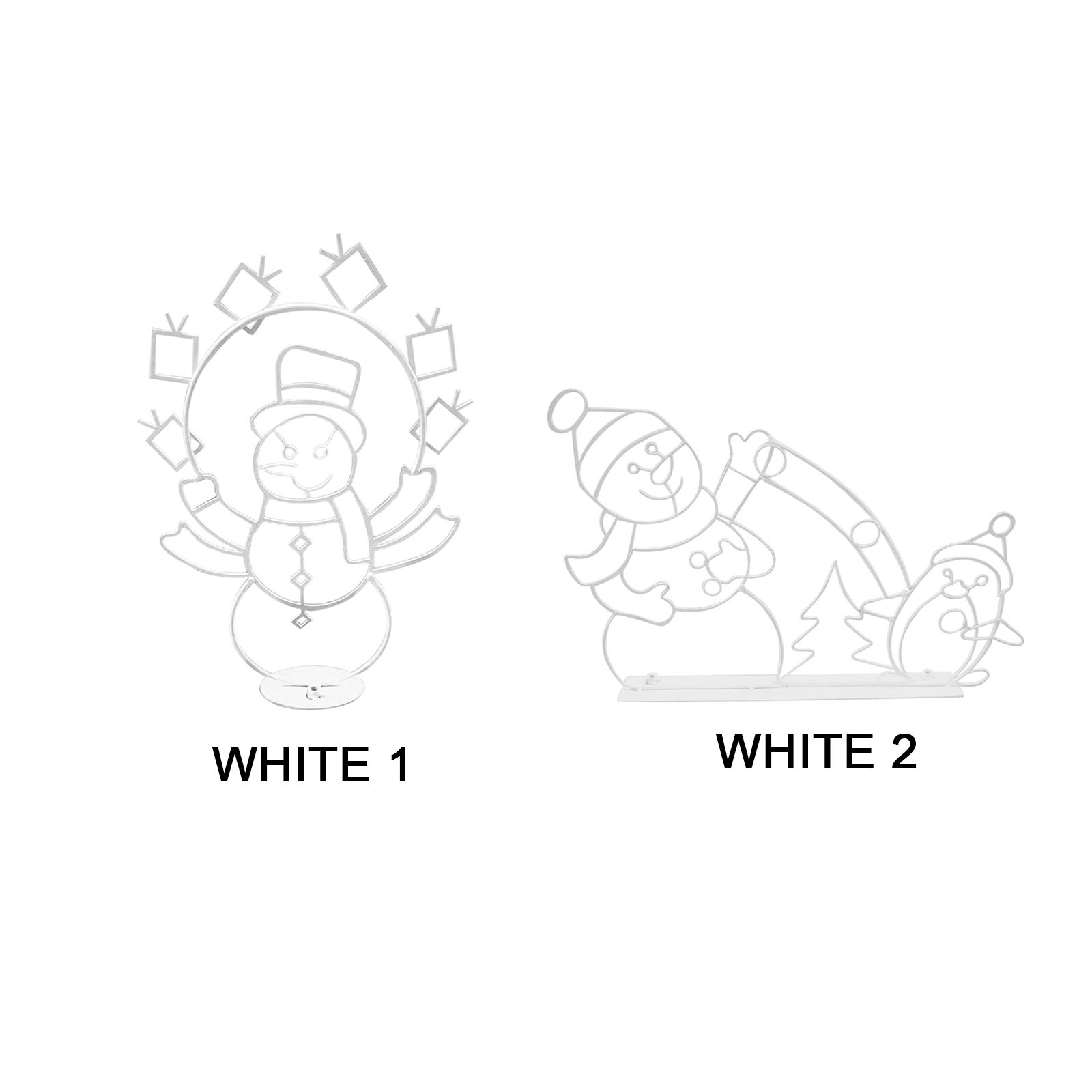 Funny Snowman Light Durable Metal Bright Light Decorative Stylish Snowman Light for Winter Christmas - Image 8