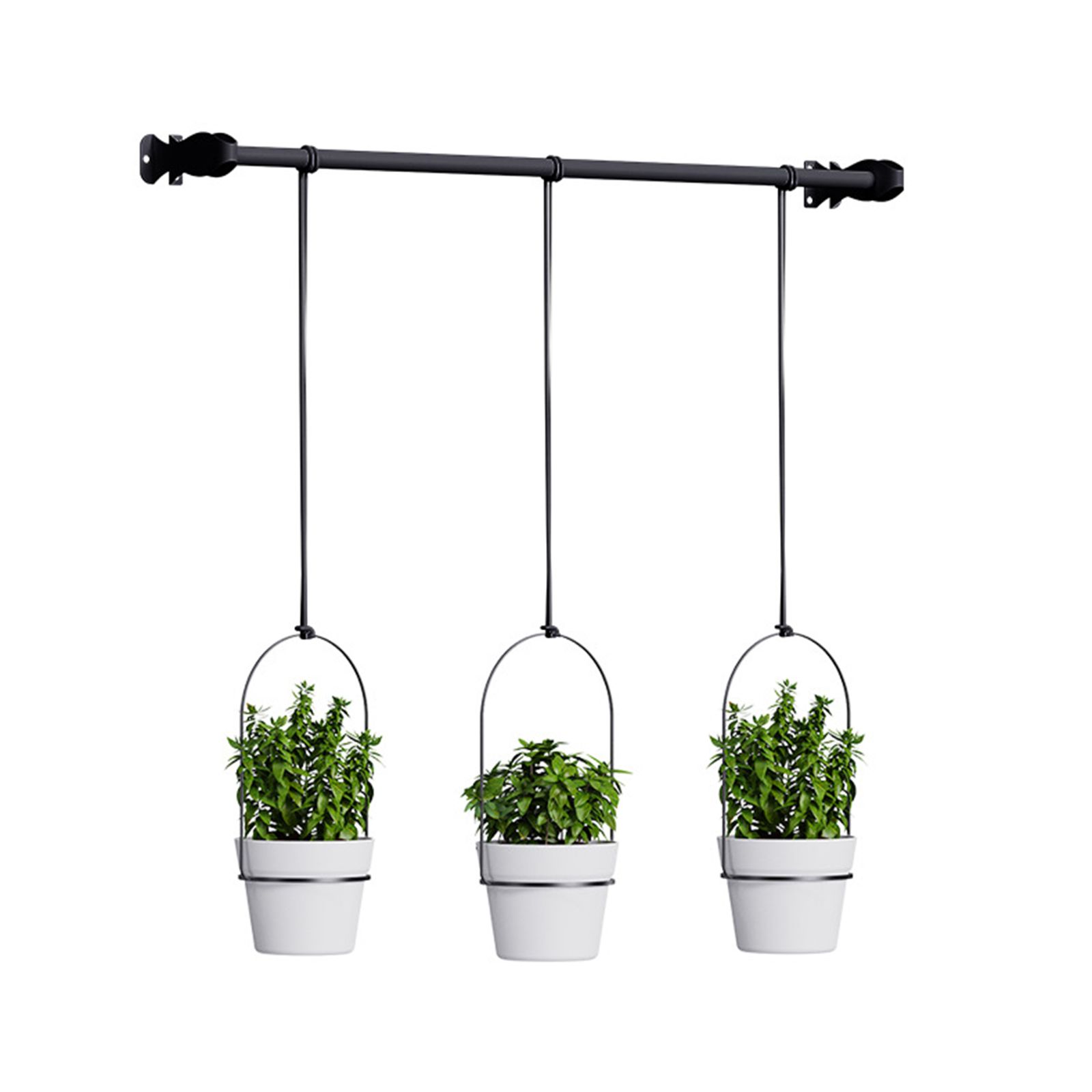 Detachable Chain Hanging Flower Pot Iron Art Hanging Flower Pot - Image 1