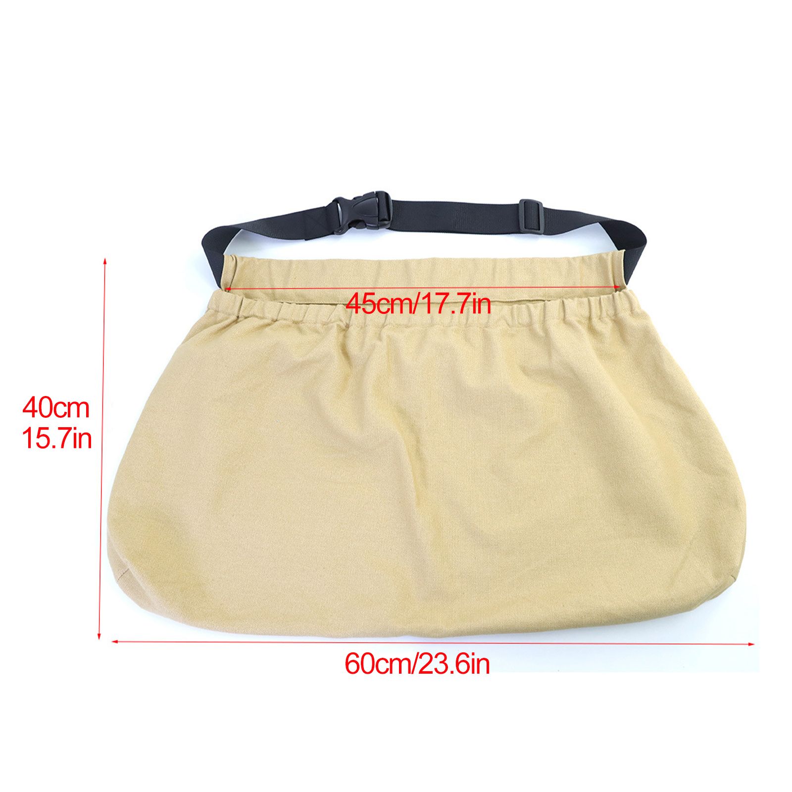 Berry Foraging Bag Multipurpose Durable Nylon Fruit Foraging Storage Bag with Buckle - Image 3