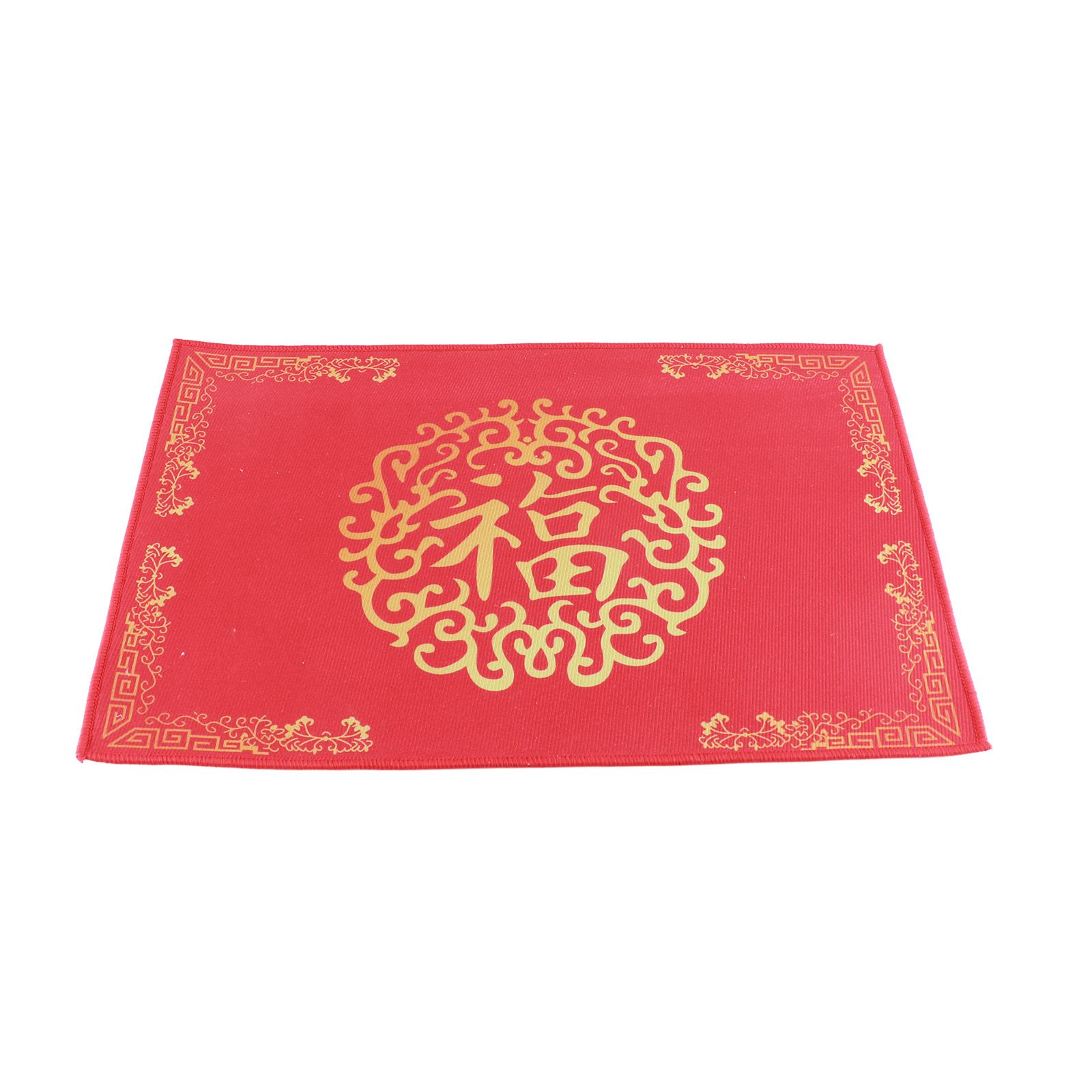New Year Red Chinese Floor Mat Door Mat Indoor Doormat - Image 1