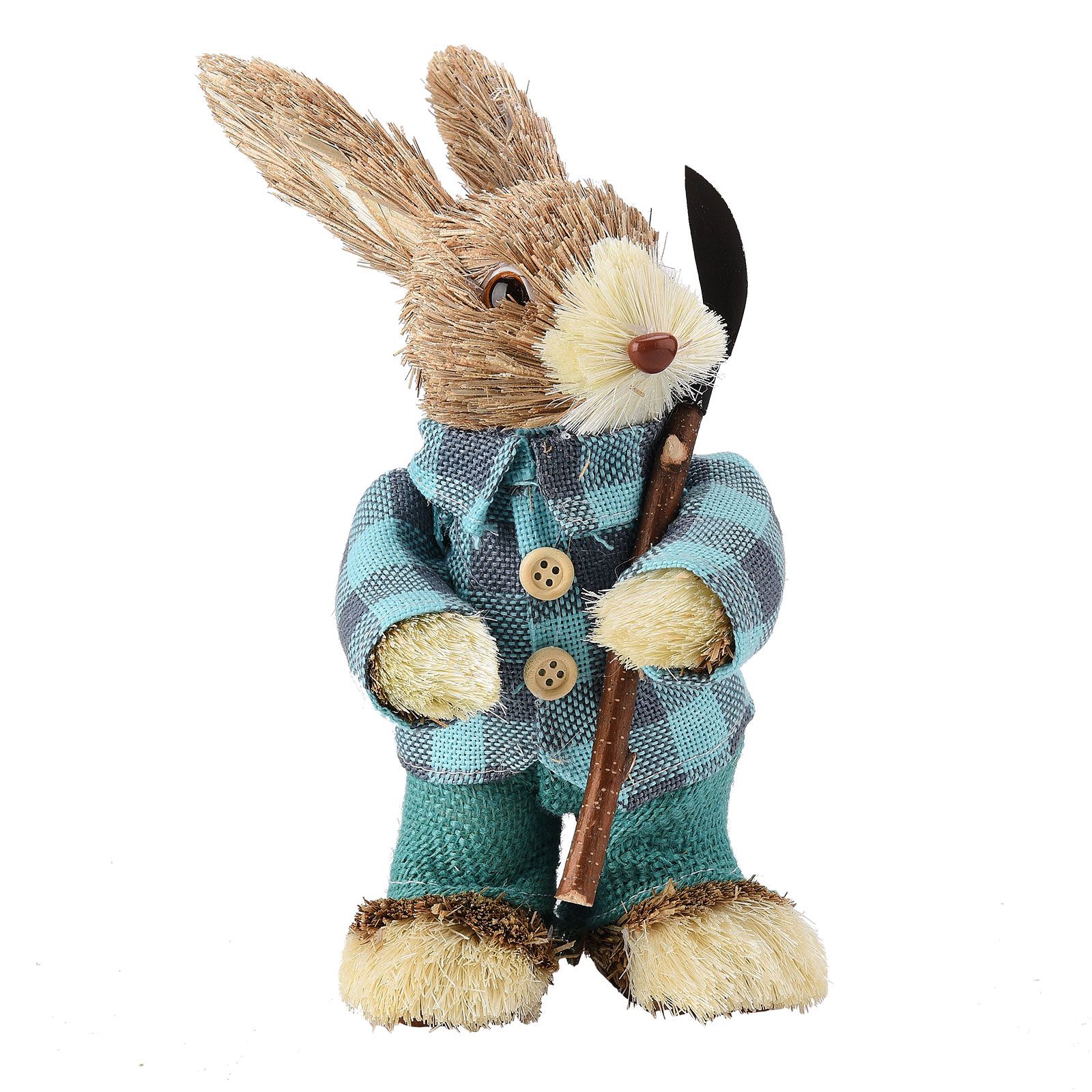 Cattail Eco Friendly Bright Colors Lifelike Durable Easter Bunny Figurine - Image 1