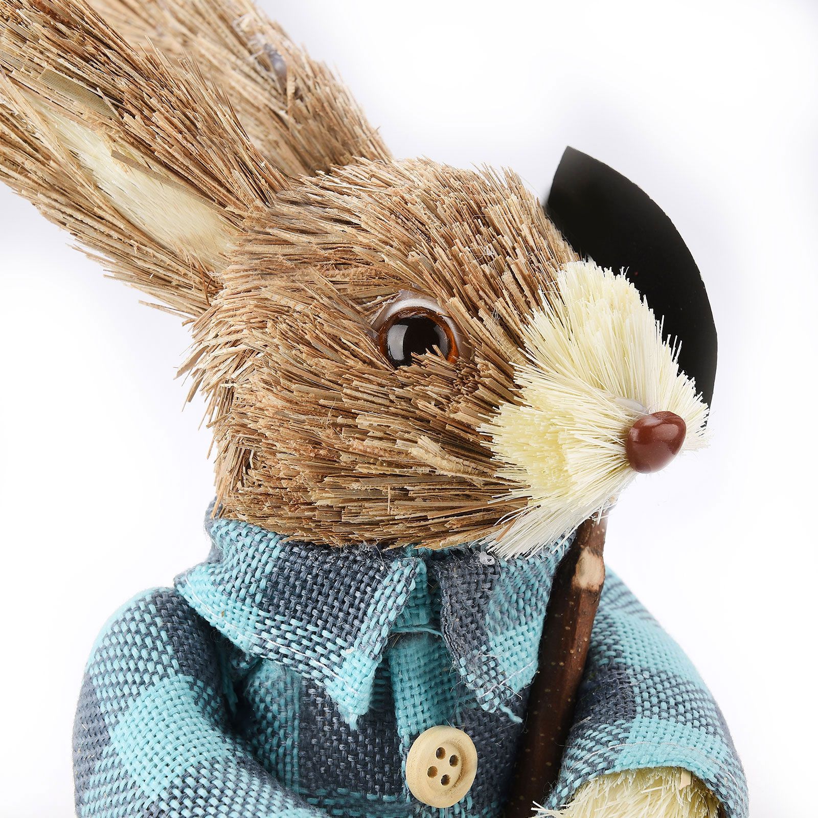Cattail Eco Friendly Bright Colors Lifelike Durable Easter Bunny Figurine - Image 5