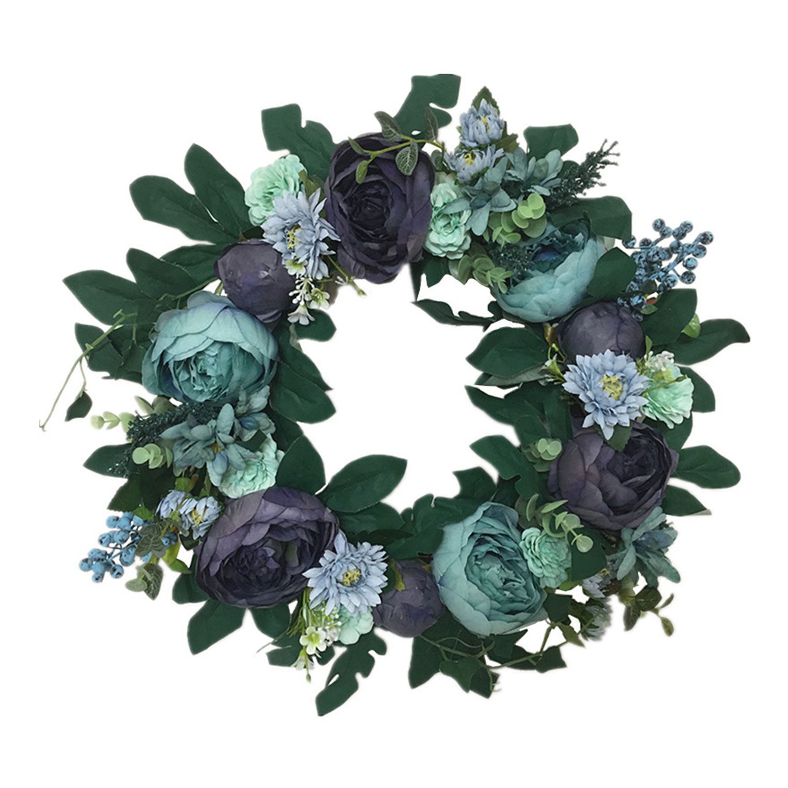 Peony Flower Garland Front Door Decoration Flower Lintel Pendant Imitation Flower Wall Decoration Hanging Ornaments - Image 1