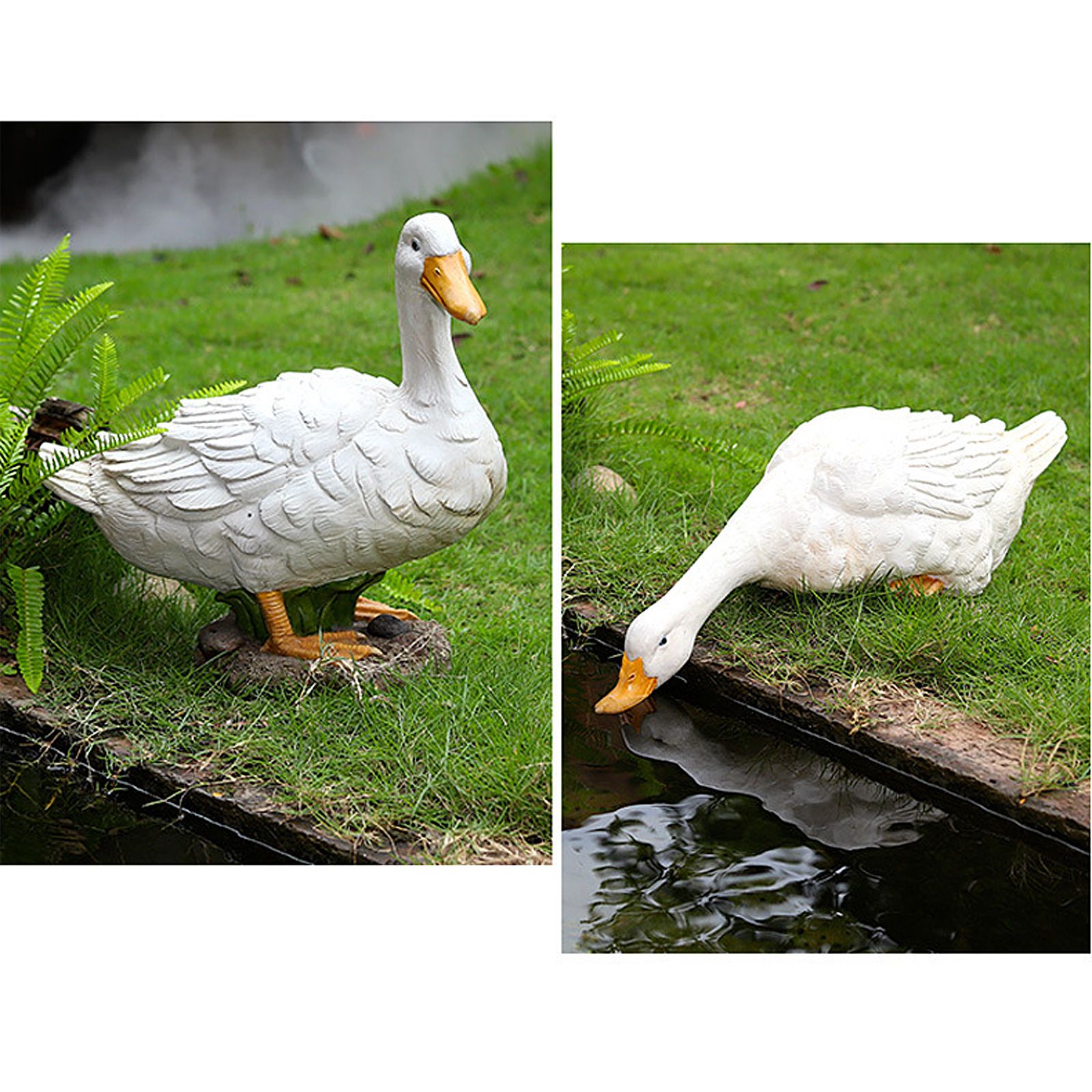 Outdoor Simulation Duck Decoration Garden Pool Water Landscape Decoration Layout Resin Decoration - Image 7