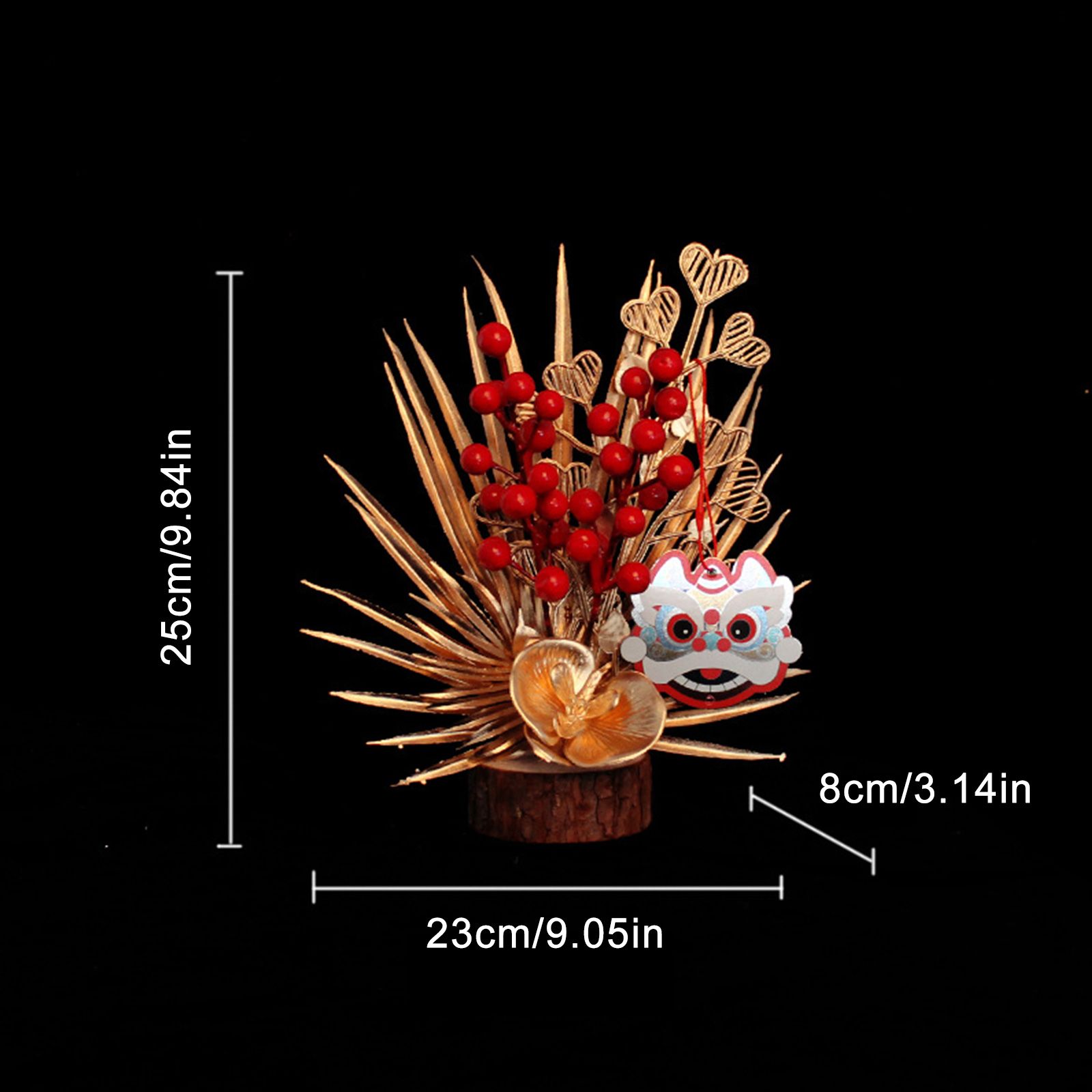 Chinese New Year Tree Ornament Spring Festival Desktop Decorative Ornament Home Decor for Bedroom Living Room - Image 2