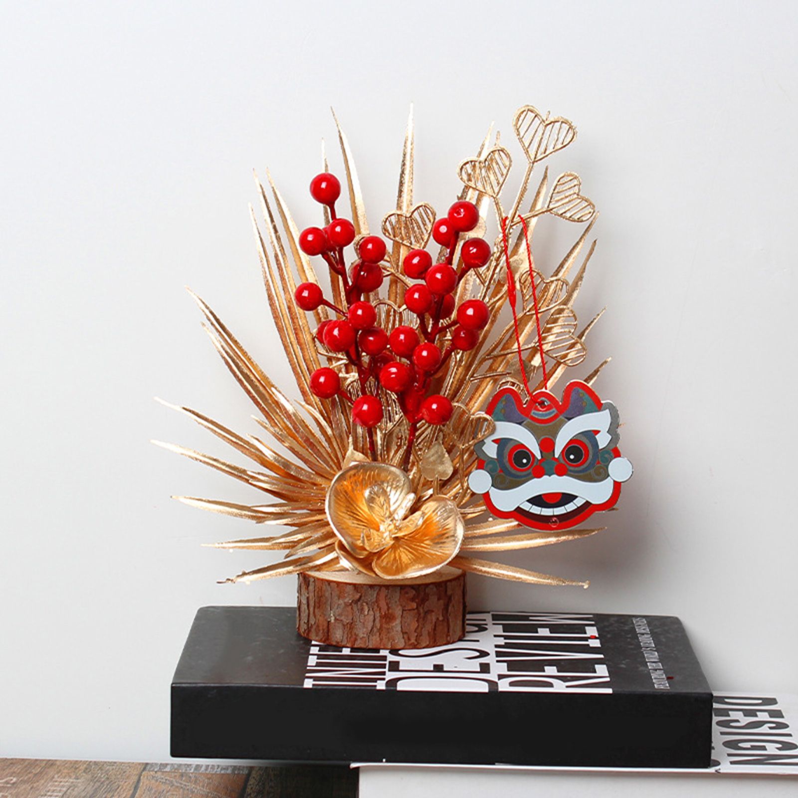 Chinese New Year Tree Ornament Spring Festival Desktop Decorative Ornament Home Decor for Bedroom Living Room - Image 5
