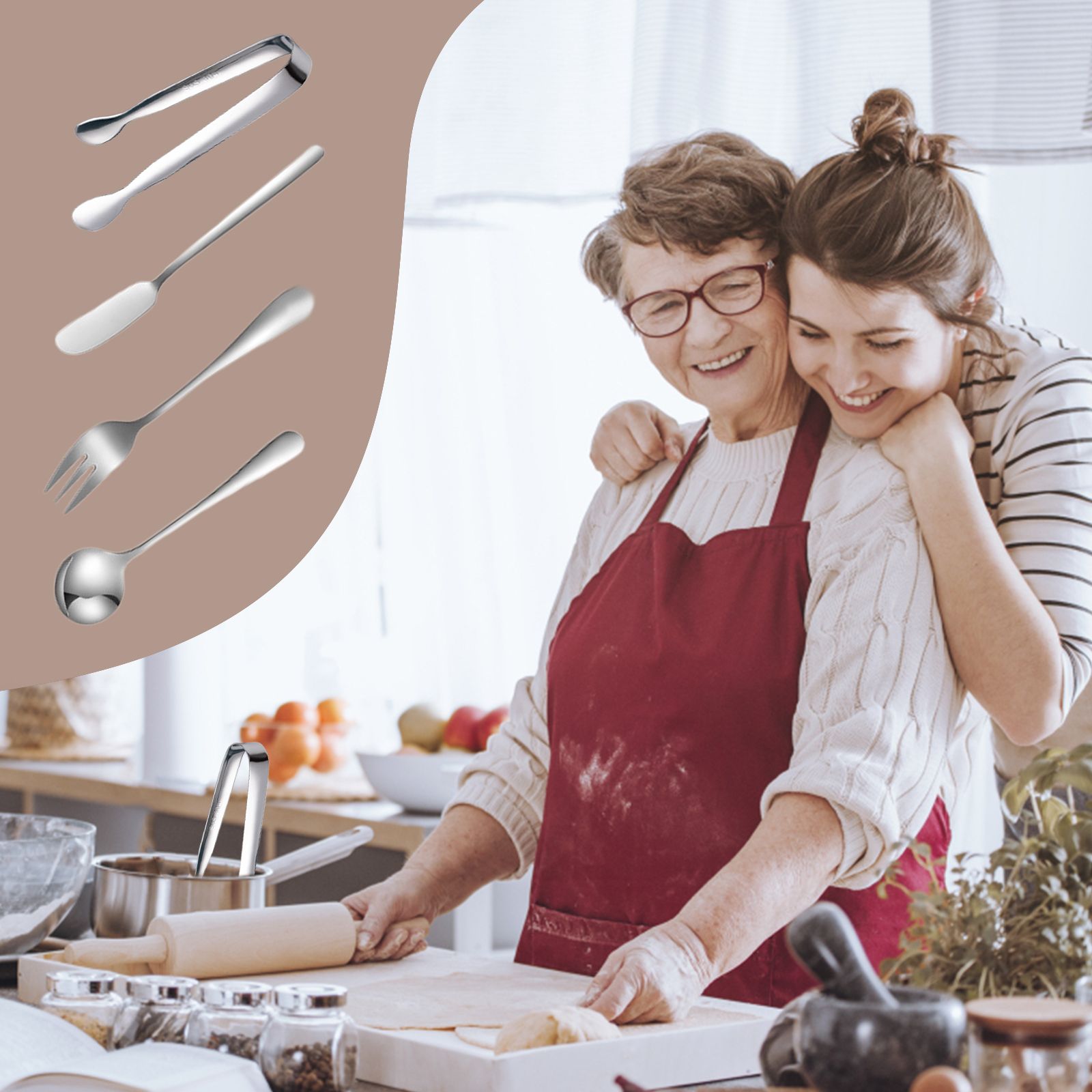 Cheese Tool Set Cheese Butter Spreader Knives Set Stainless Steel Cheese Serving Kit for Desserts Appetizers - Image 6