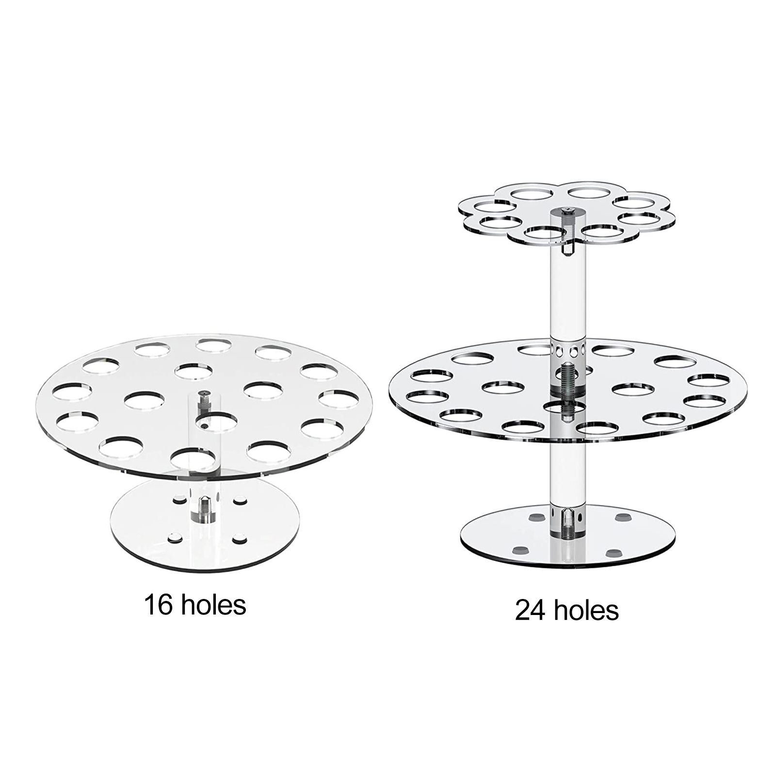 Acrylic Ice Cream Cone Bracket Popcorn Cone Display Rack - Image 7