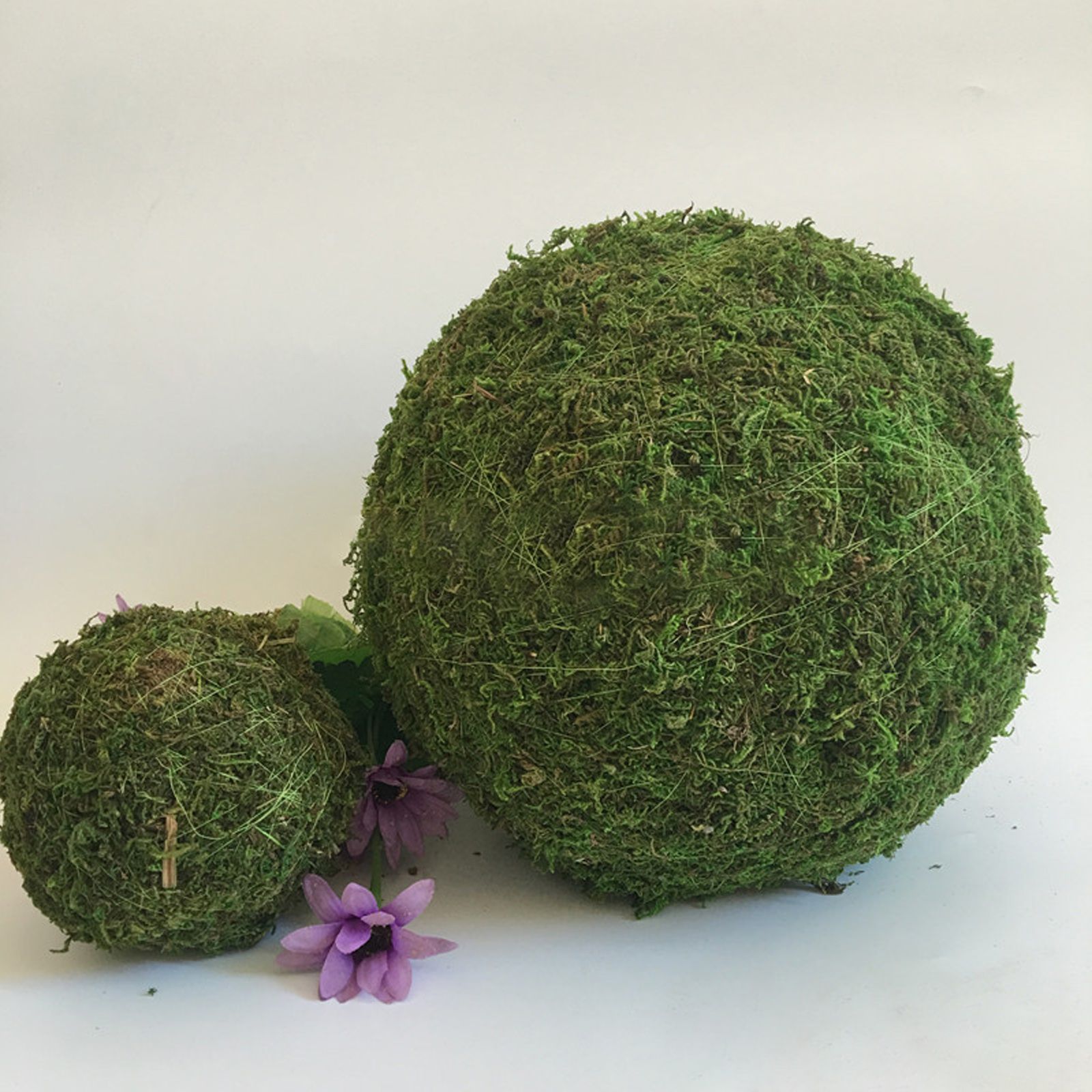 6pcs Moss 10cm Green Vase Bowl Filler Balls for Christmas Tree Garden Weddings Home Party Decor - Image 2