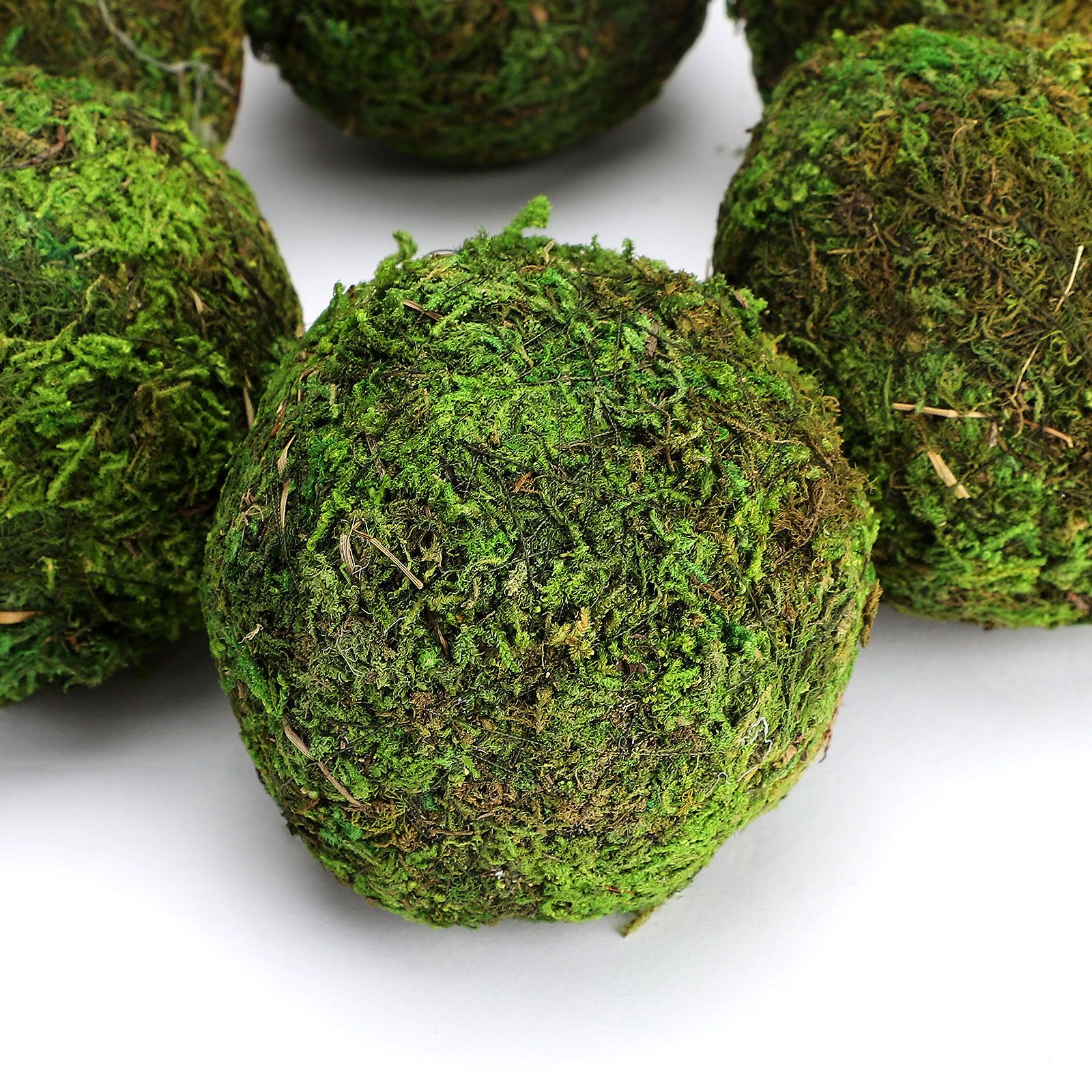 6pcs Moss 10cm Green Vase Bowl Filler Balls for Christmas Tree Garden Weddings Home Party Decor - Image 5