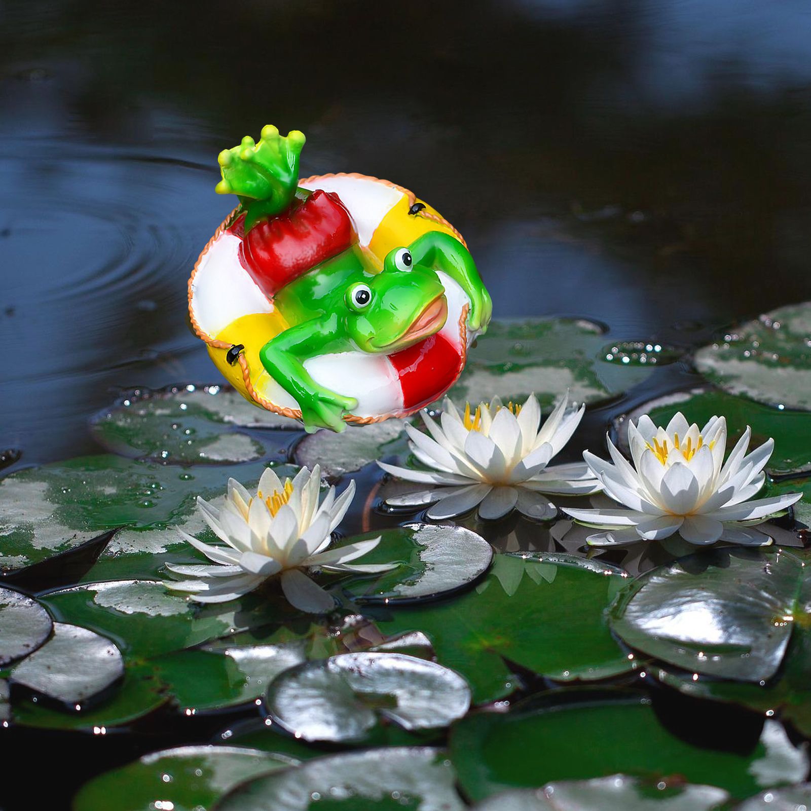 Floating Leaf Decoration Resin Fake Leaves Staue Ornament for Pool Fountain Aquarium Water - Image 5