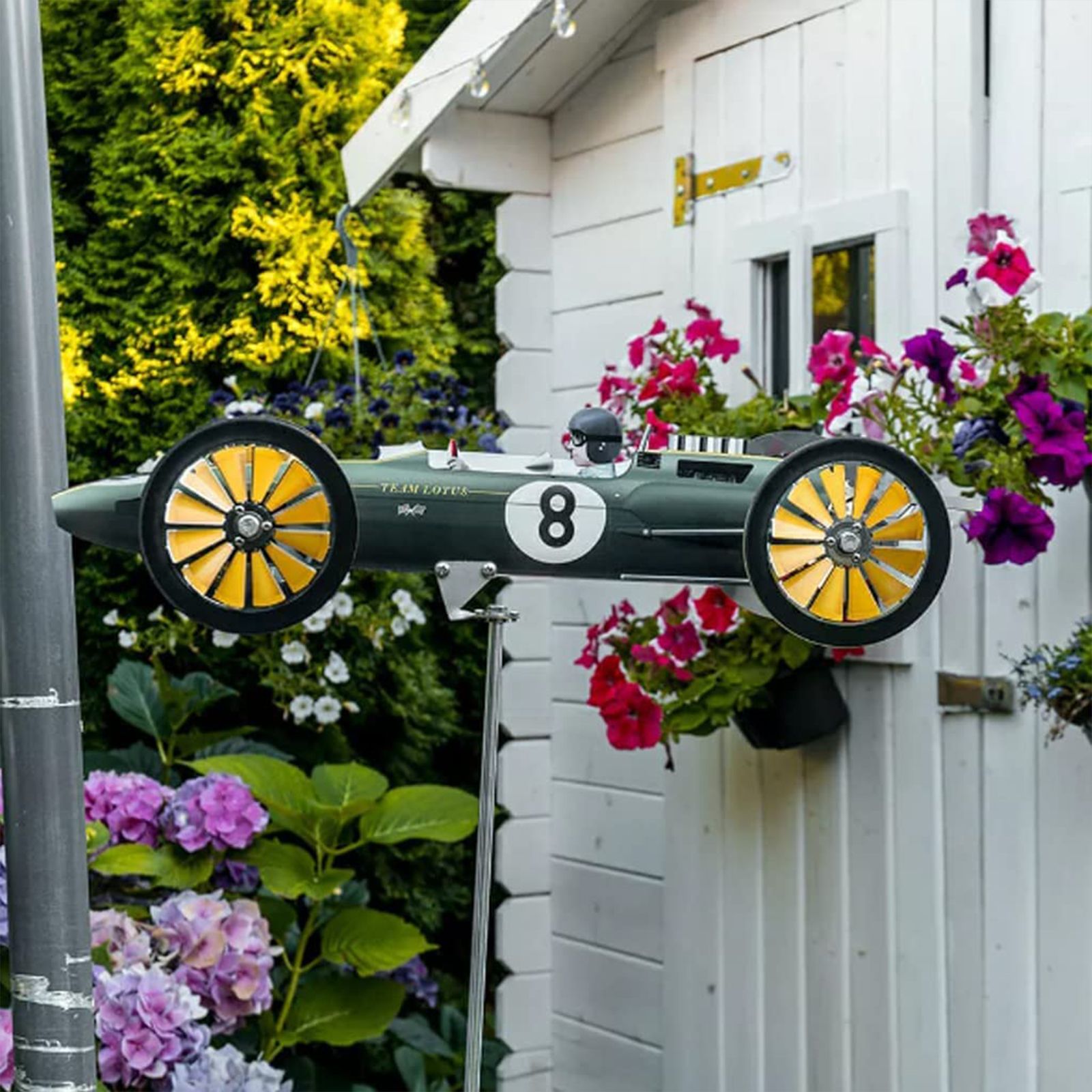 Garden Racing Windmill Garden Spinner Decoration Windmill Garden Pinwheels - Image 6