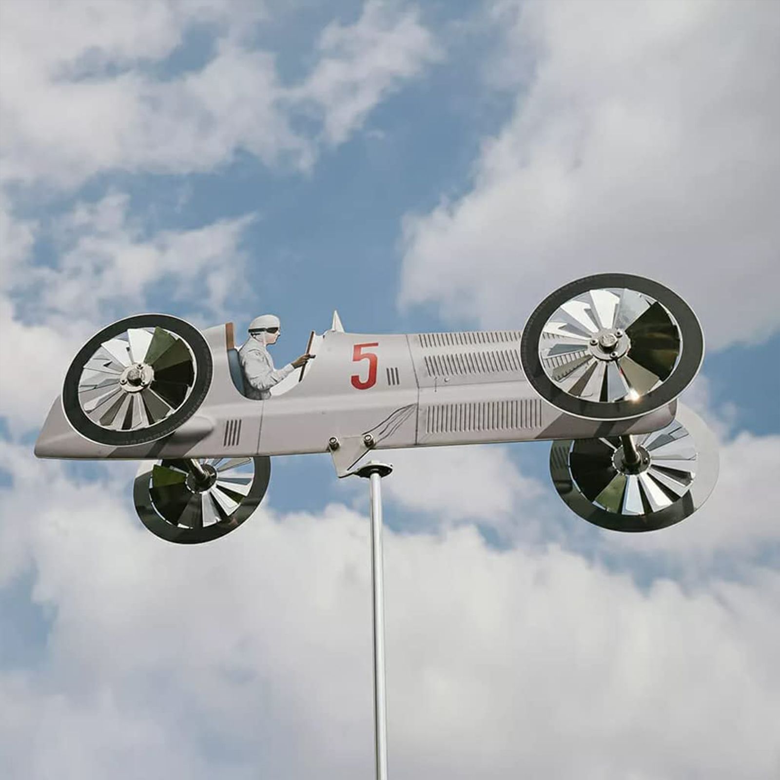 Garden Racing Windmill Garden Spinner Decoration Windmill Garden Pinwheels - Image 7