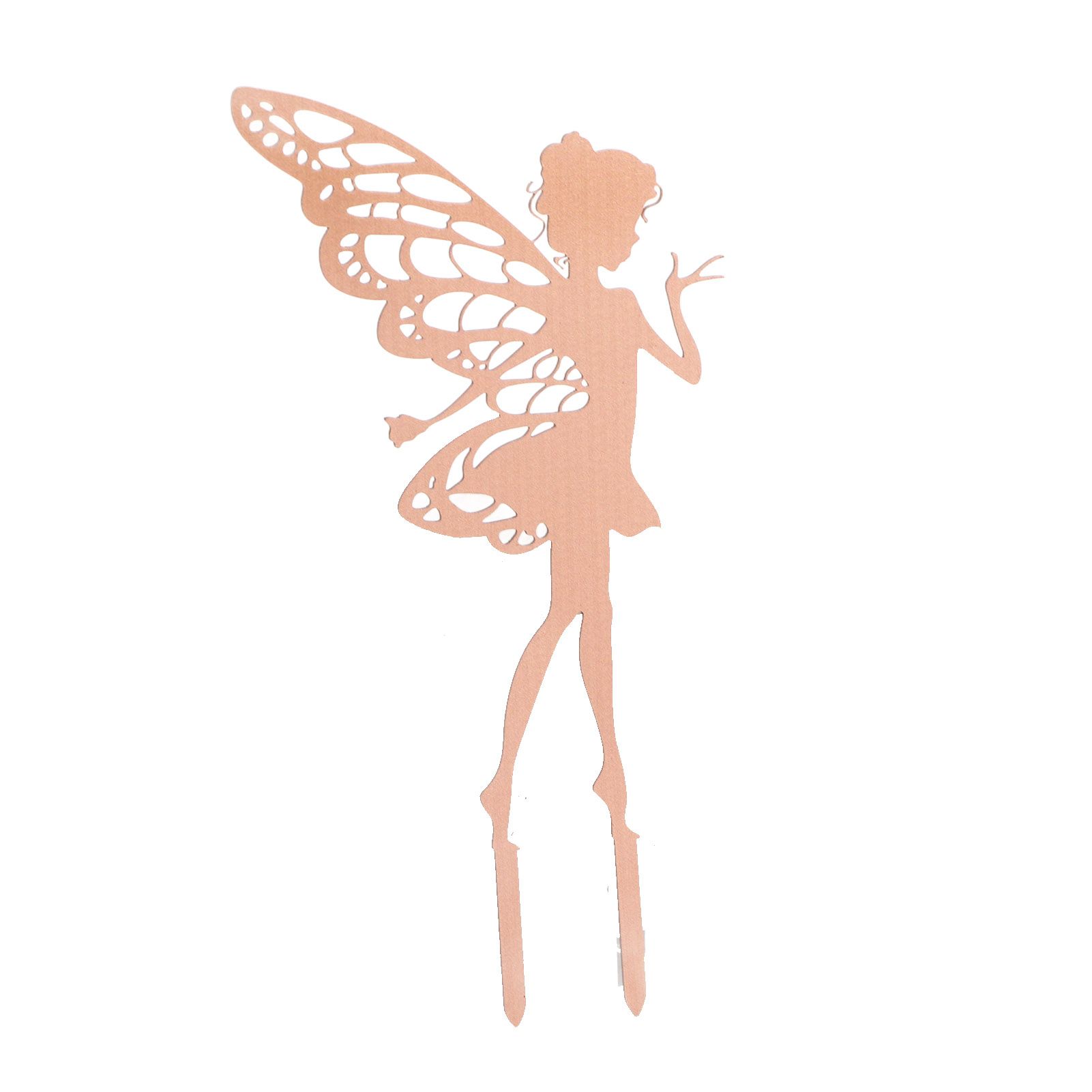 Outdoor Garden Patio Ornaments Flower Fairy Goblin Silhouette Metal Iron Crafts Elf Decoration - Image 3