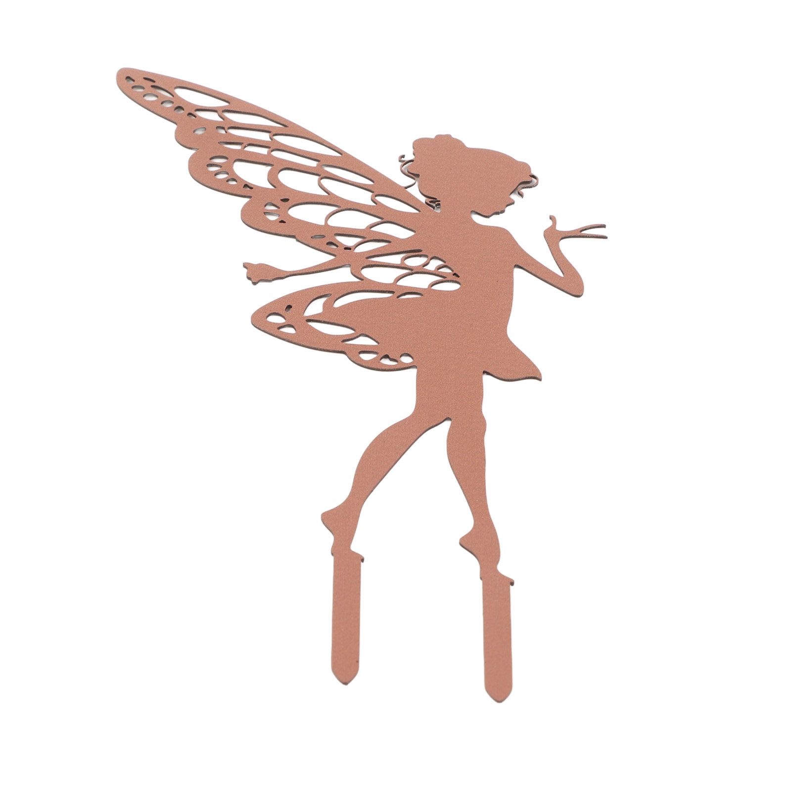 Outdoor Garden Patio Ornaments Flower Fairy Goblin Silhouette Metal Iron Crafts Elf Decoration - Image 4