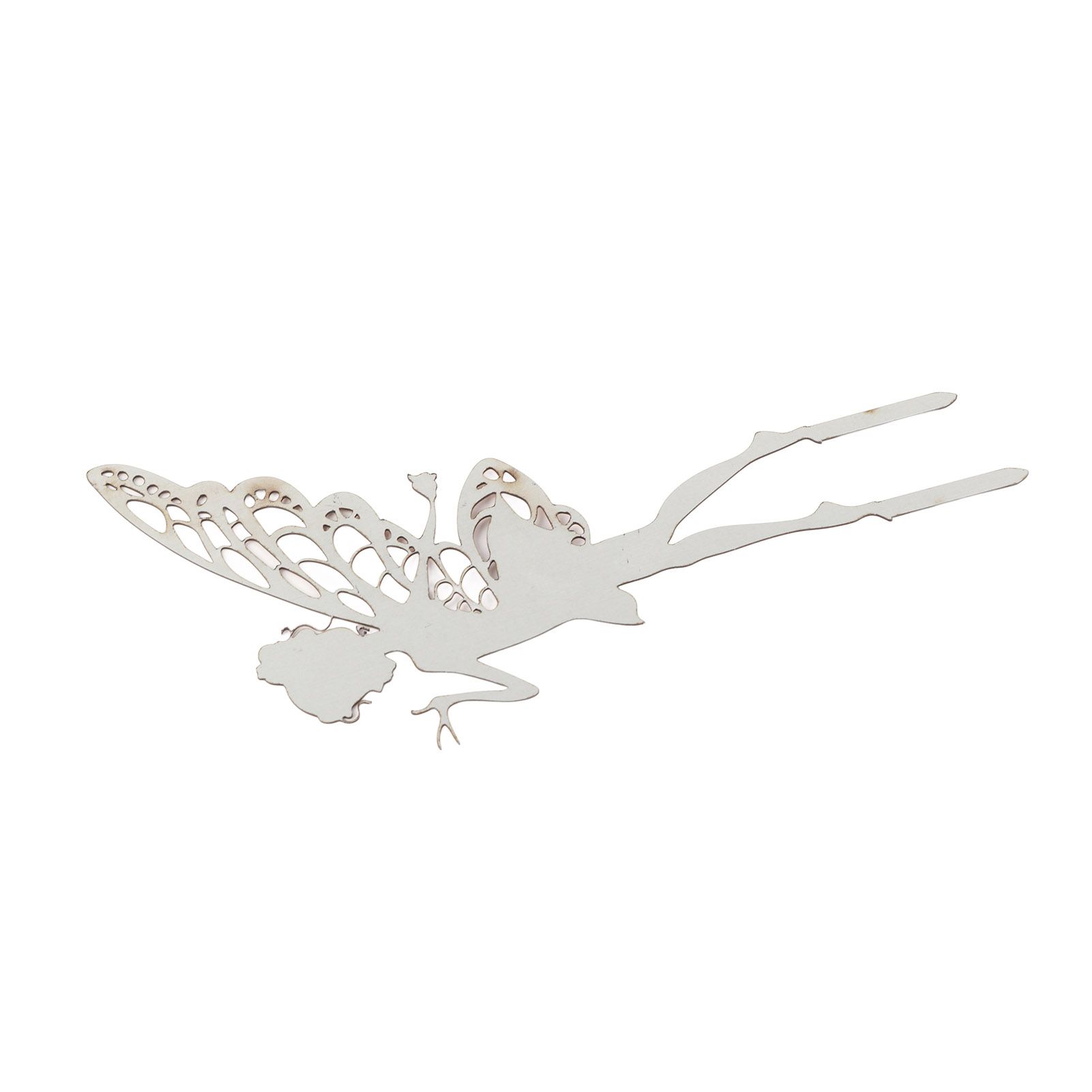 Outdoor Garden Patio Ornaments Flower Fairy Goblin Silhouette Metal Iron Crafts Elf Decoration - Image 8