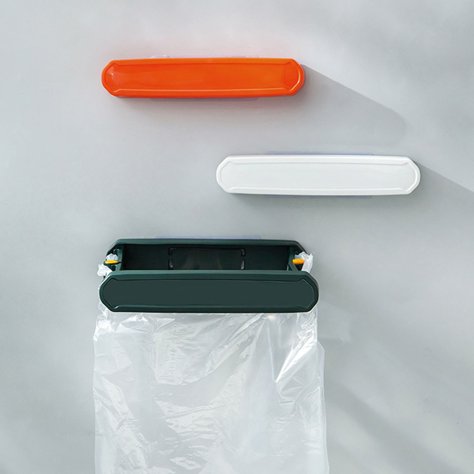 Foldable Plastic Bag Stand for Trash Can Stand Wall Mounted Garbage Bag Stand - Image 2
