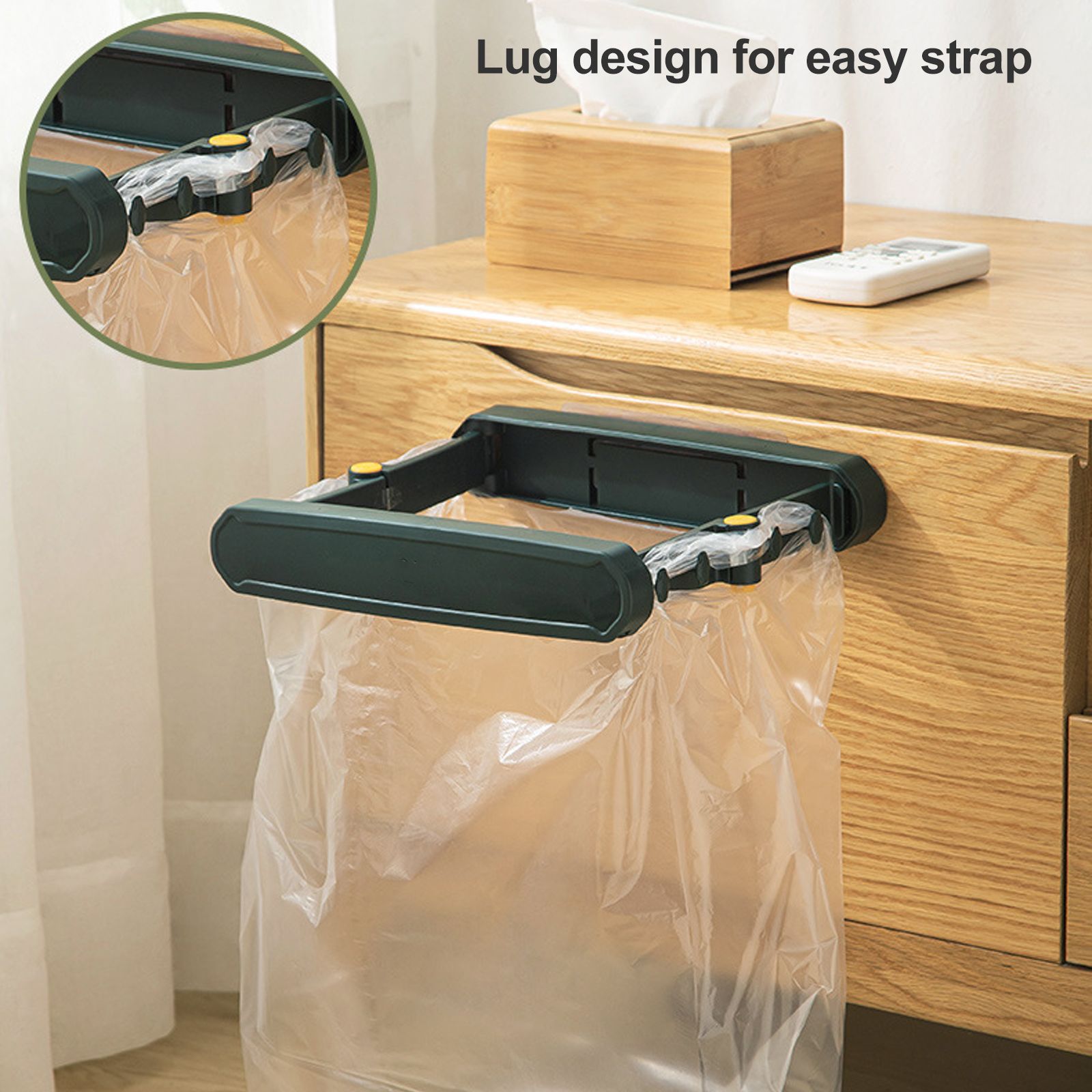 Foldable Plastic Bag Stand for Trash Can Stand Wall Mounted Garbage Bag Stand - Image 6