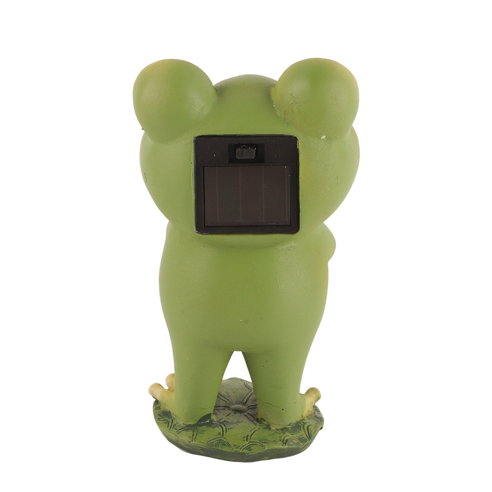 Garden Patio Fence Solar Lights Scare Frog Resin Decorative Ornaments - Image 4