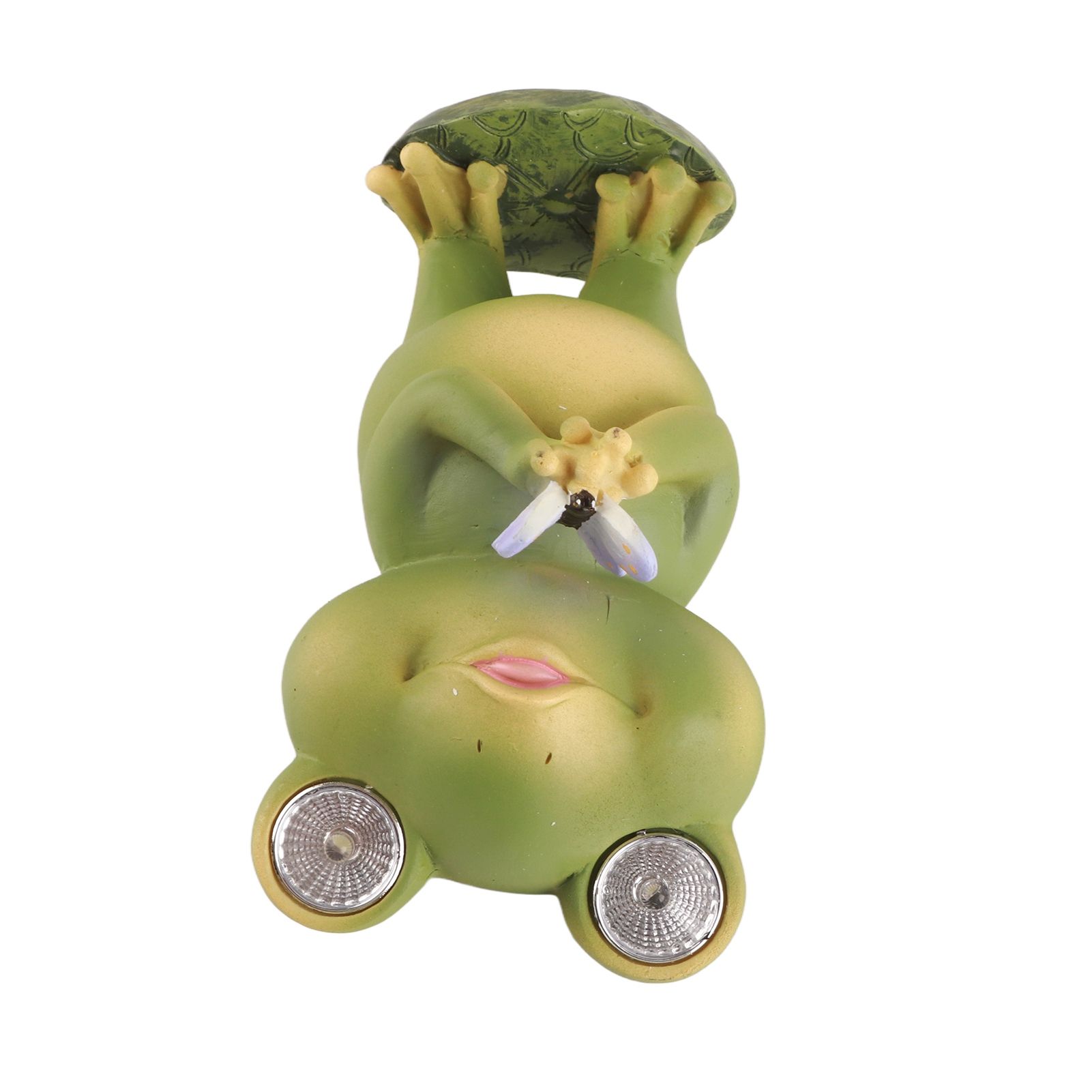 Garden Patio Fence Solar Lights Scare Frog Resin Decorative Ornaments - Image 8