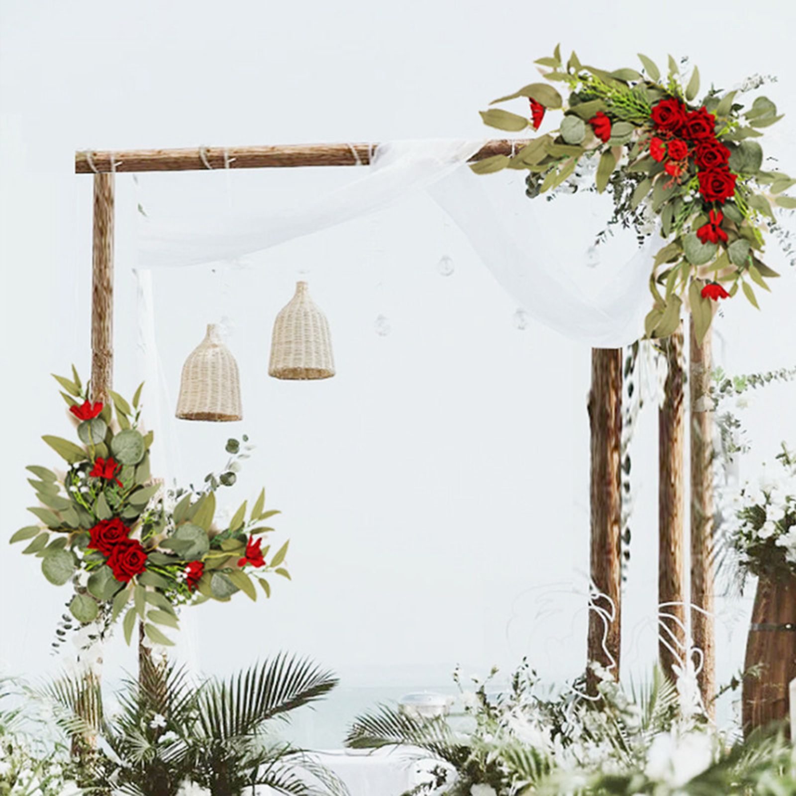 Wedding Welcome Flower Wedding Arch Flower Artificial Bouquet Handmade Fake Flower Decoration - Image 4