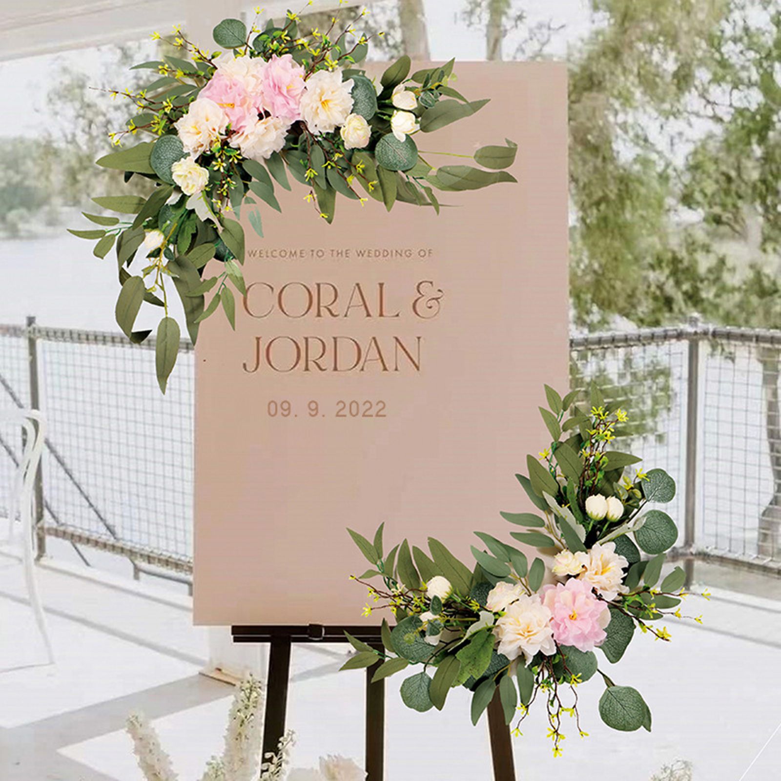 Wedding Welcome Flower Wedding Arch Flower Artificial Bouquet Handmade Fake Flower Decoration - Image 6