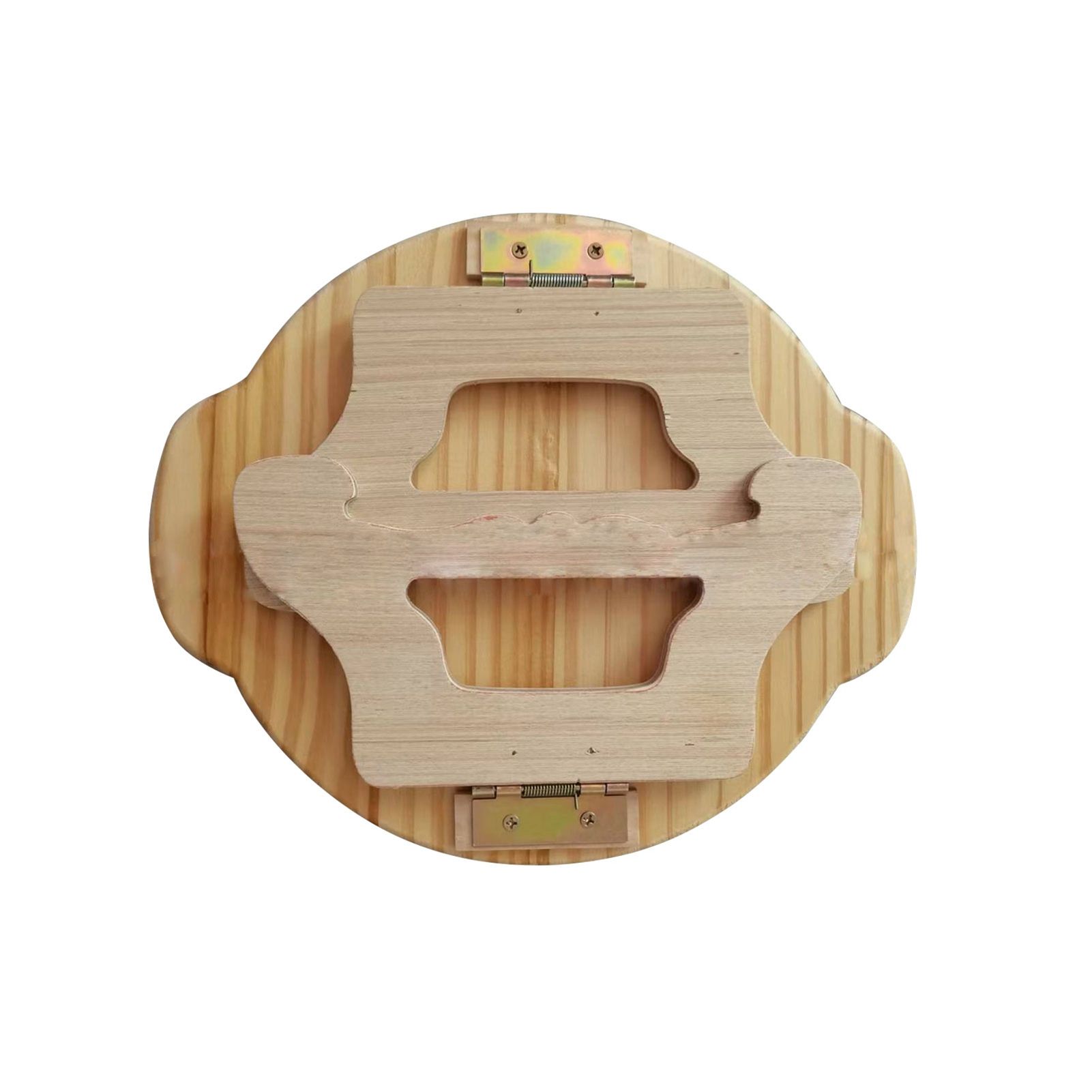 Wooden Sofa Tray Mobile Phone Stand Fruit Plate Wood Craft Ornament - Image 2