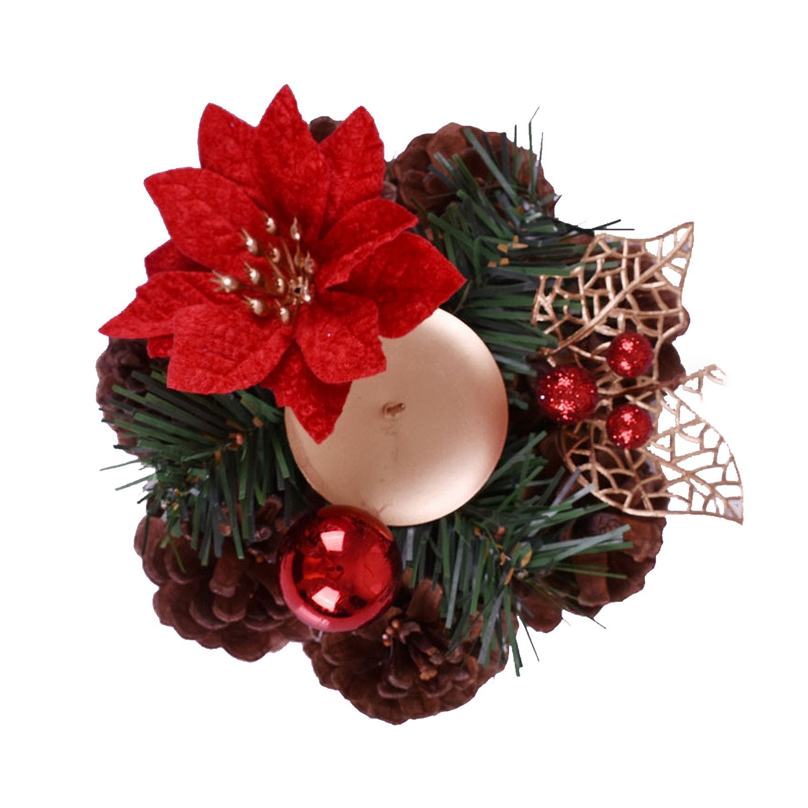 Christmas Decorations Candlesticks Christmas Table Centerpiece - Image 1