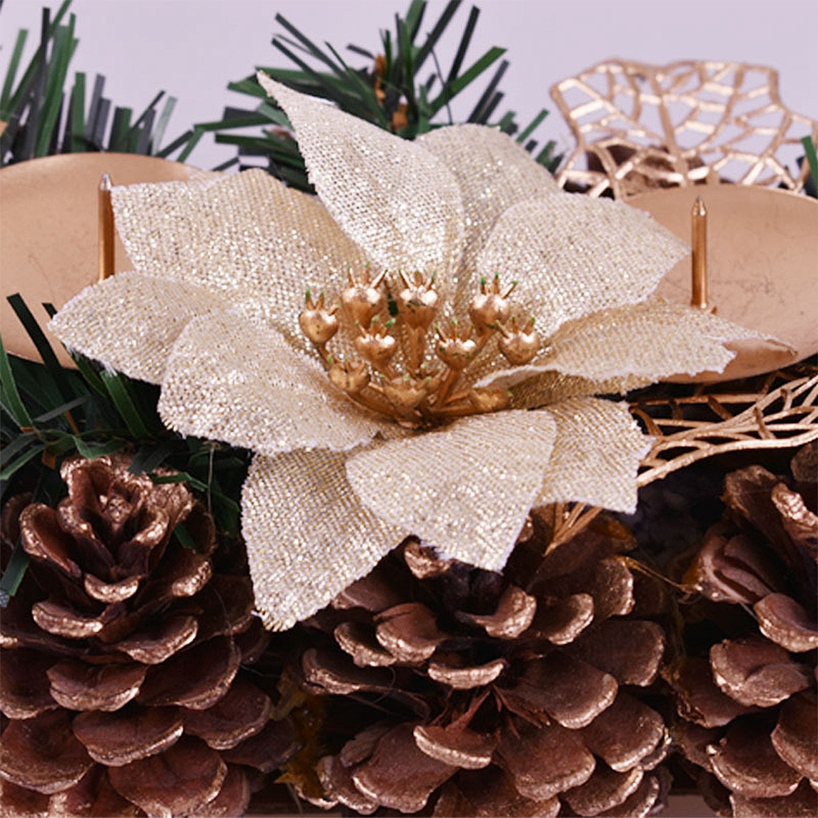 Christmas Decorations Candlesticks Christmas Table Centerpiece - Image 3