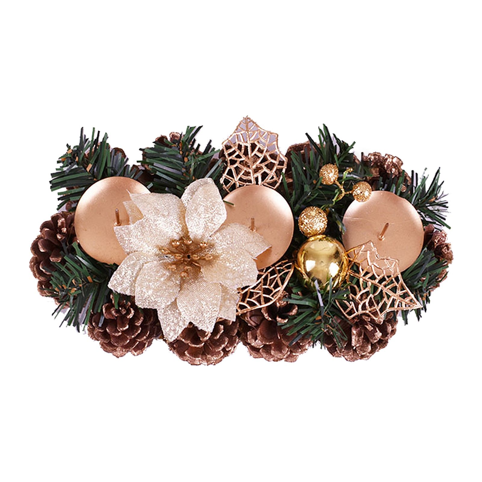 Christmas Decorations Candlesticks Christmas Table Centerpiece - Image 1