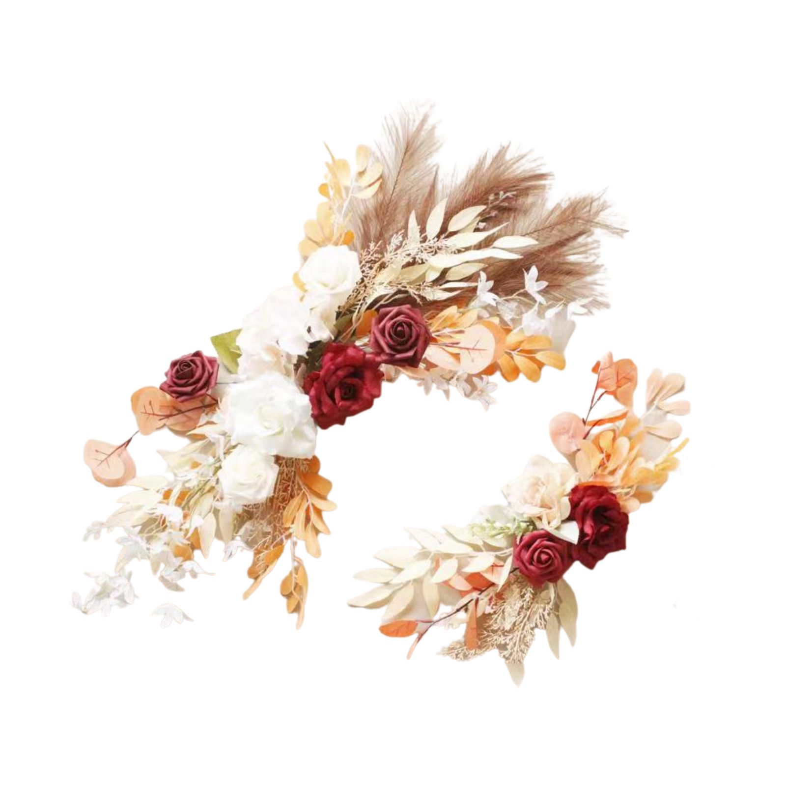 Wedding Decoration Arch Flower Welcome Water Sign Flower Artificial Flowers Swag - Image 1