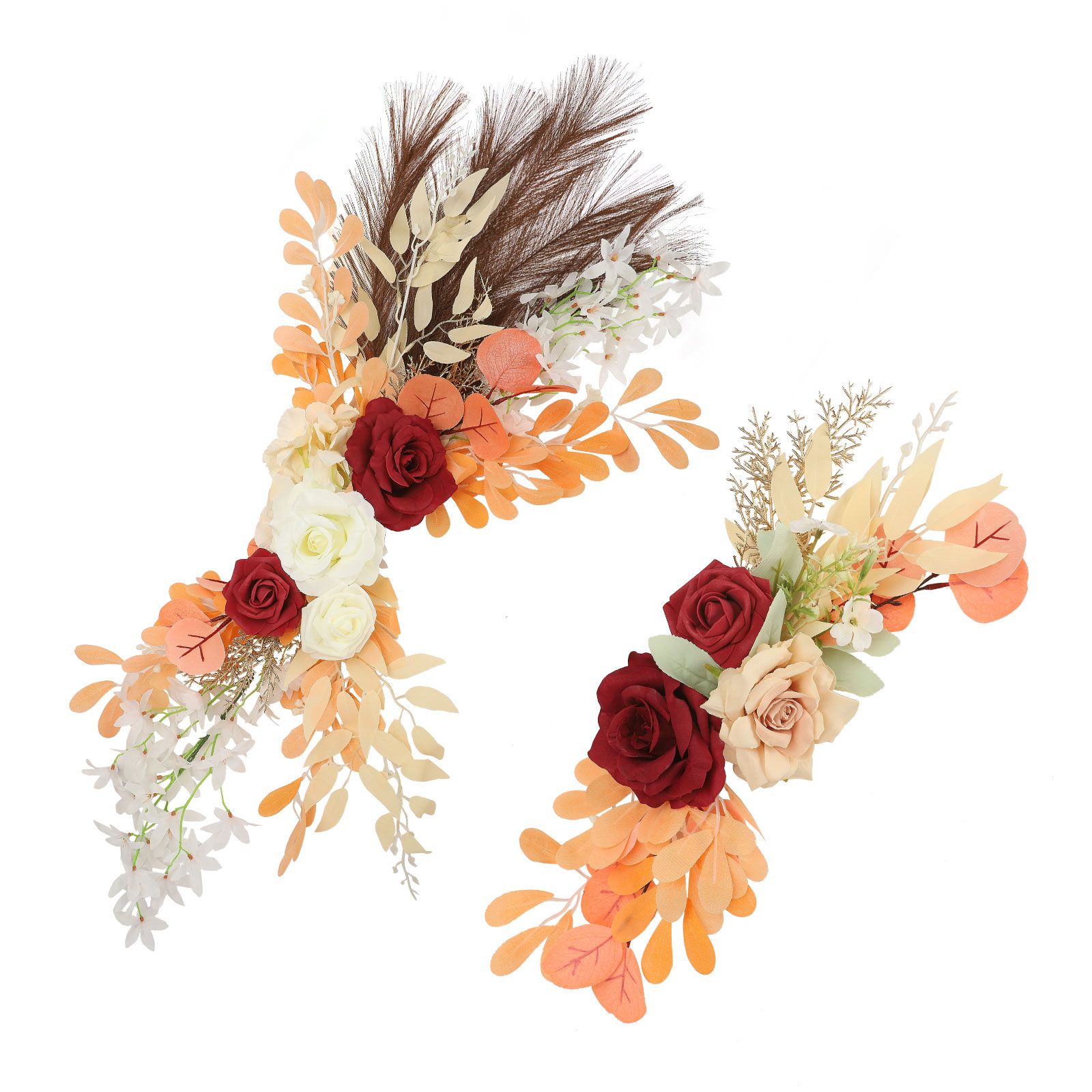 Wedding Decoration Arch Flower Welcome Water Sign Flower Artificial Flowers Swag - Image 2