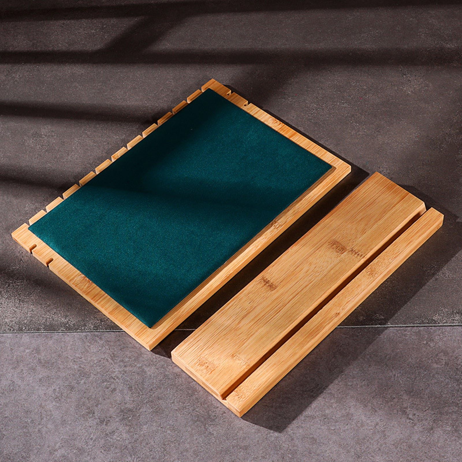 Bamboo Wood Pendant Display Board Jewelry Display Board Necklace Rack Removable Jewelry Display Props - Image 3
