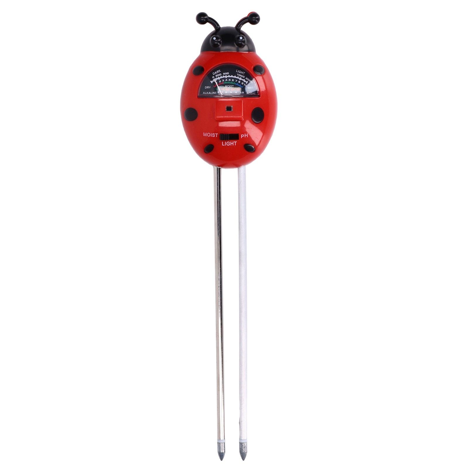 Moisture Meter 3 Calibration Tables Ladybug Shape Simple Operation Multifunction PH Tester - Image 1