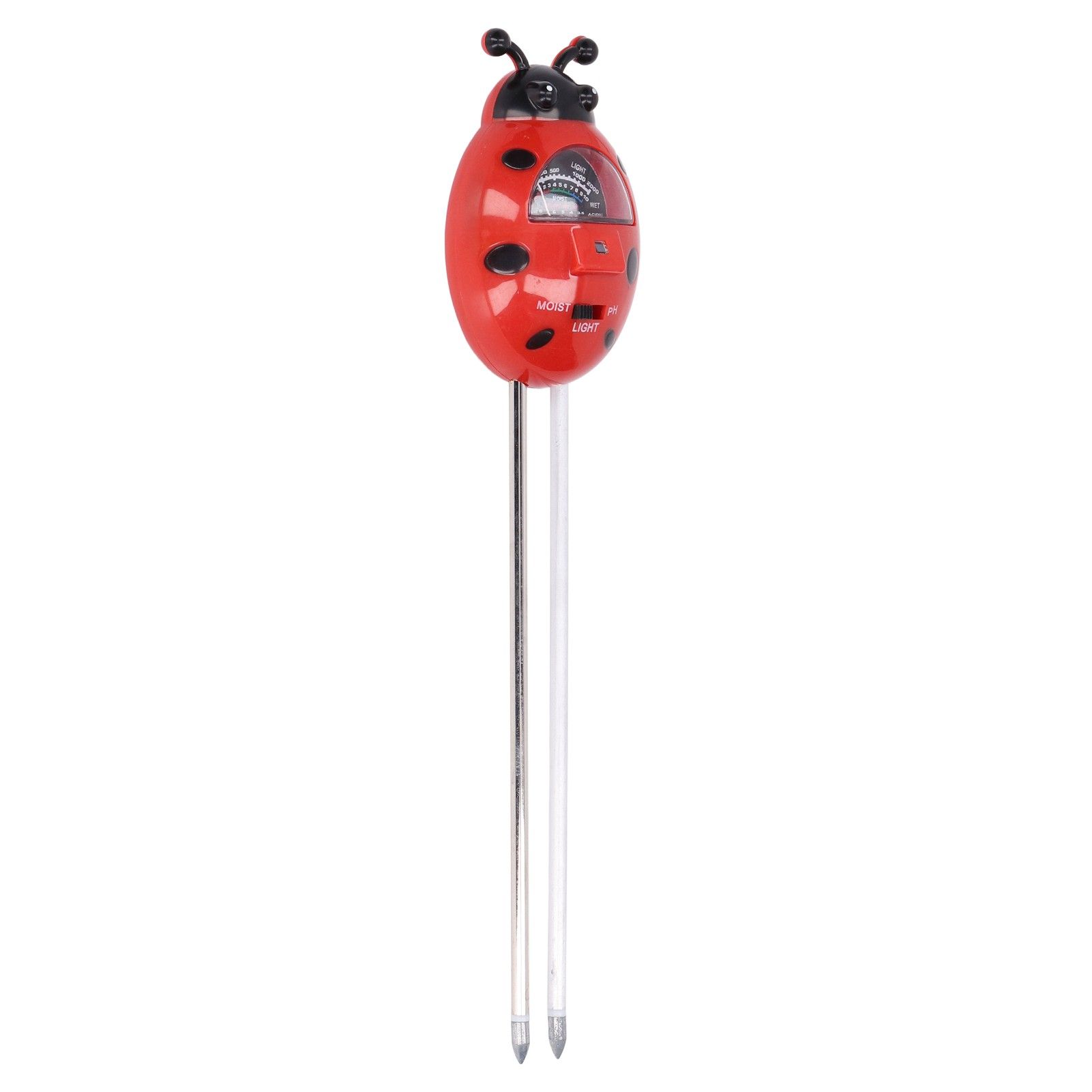 Moisture Meter 3 Calibration Tables Ladybug Shape Simple Operation Multifunction PH Tester - Image 4