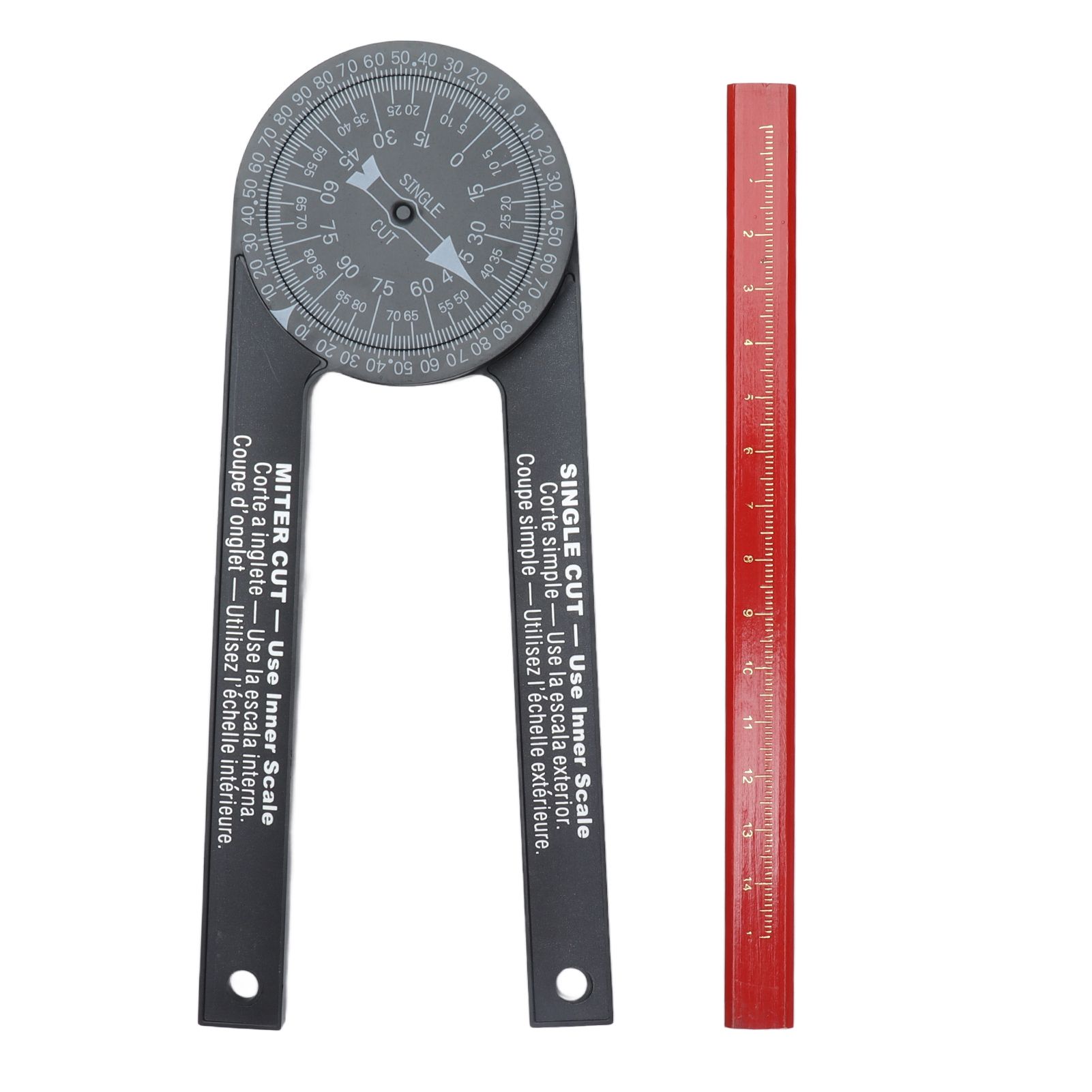 Angle Finder 360 Degrees Easy Measurement Free Rotation Portable Size Accurate Miter Saw Protractor for Woodworking - Image 5