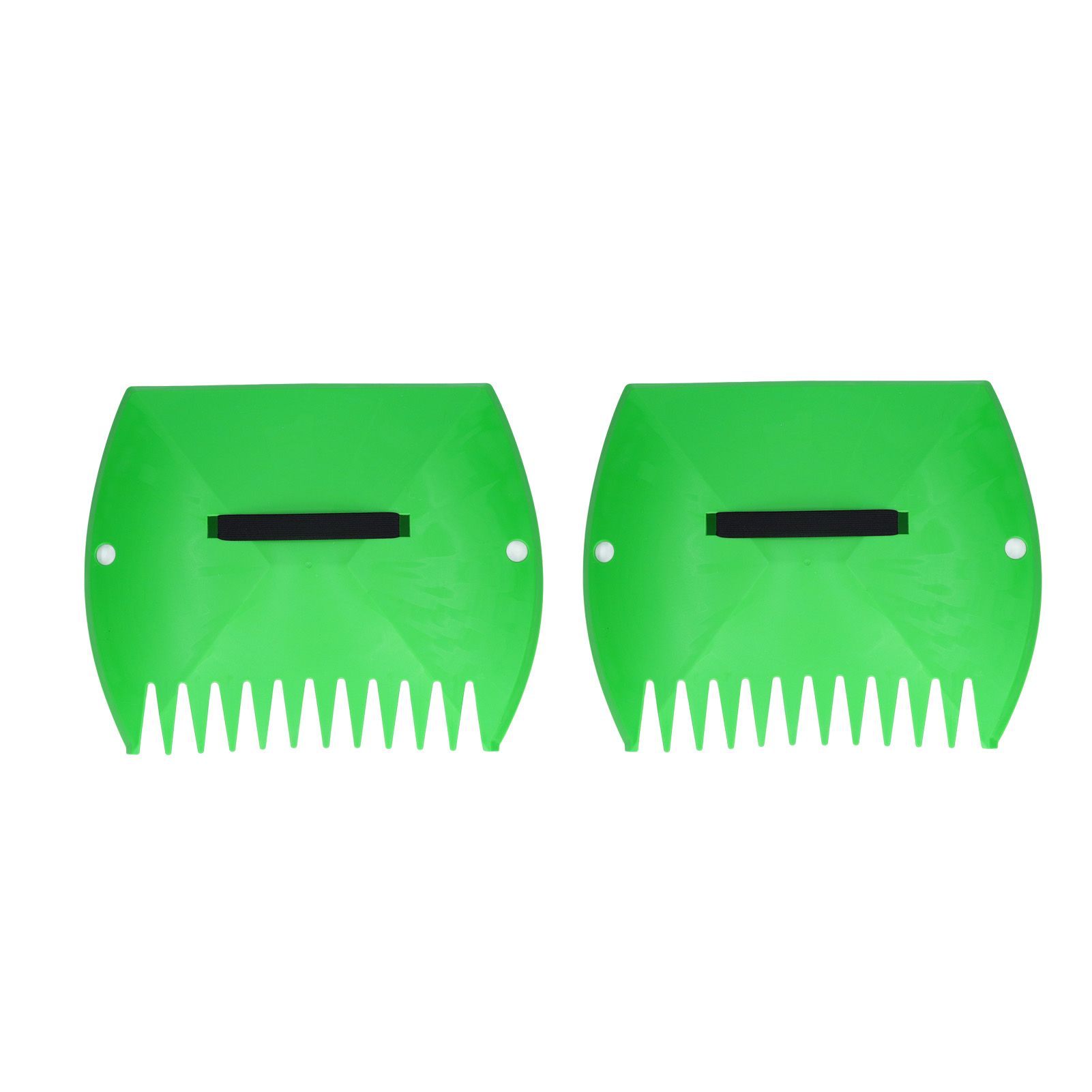 Gardenised Pair of Leaf Scoops Easy to Clean Save Time Leaf Scoops Hand Rakes for Garden and Yard - Image 1