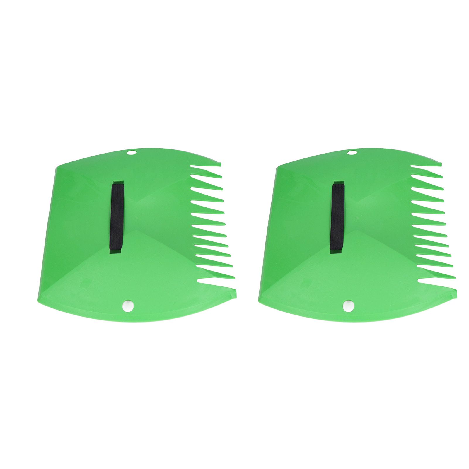 Gardenised Pair of Leaf Scoops Easy to Clean Save Time Leaf Scoops Hand Rakes for Garden and Yard - Image 2