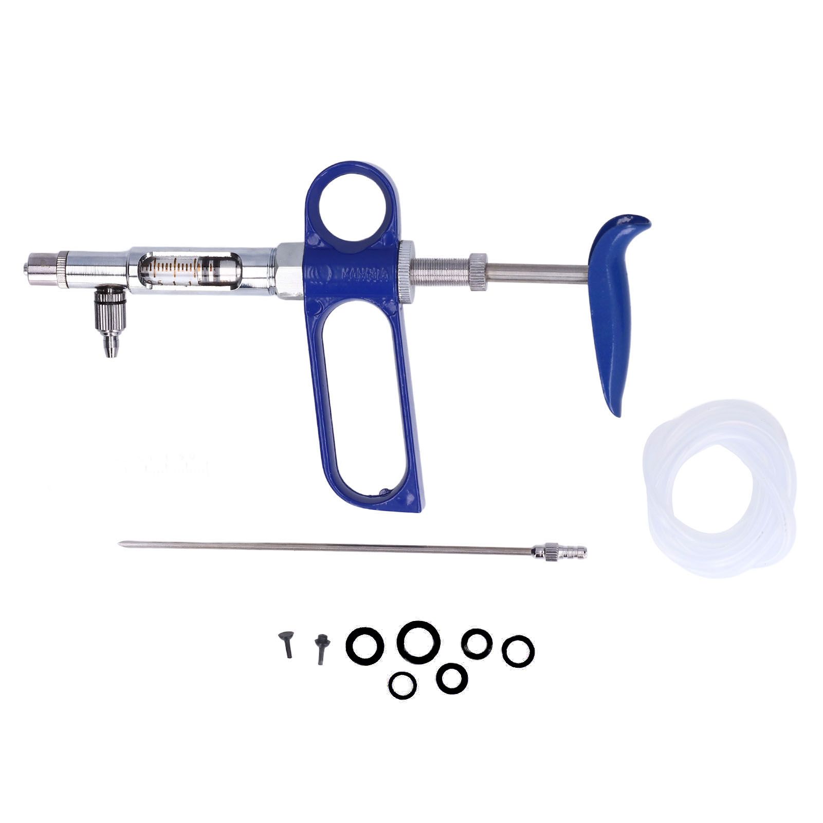 2ml Livestock Syringe Injector Continuous Adjustable Animal Injector for Cattle Sheep Pig Goat - Image 1
