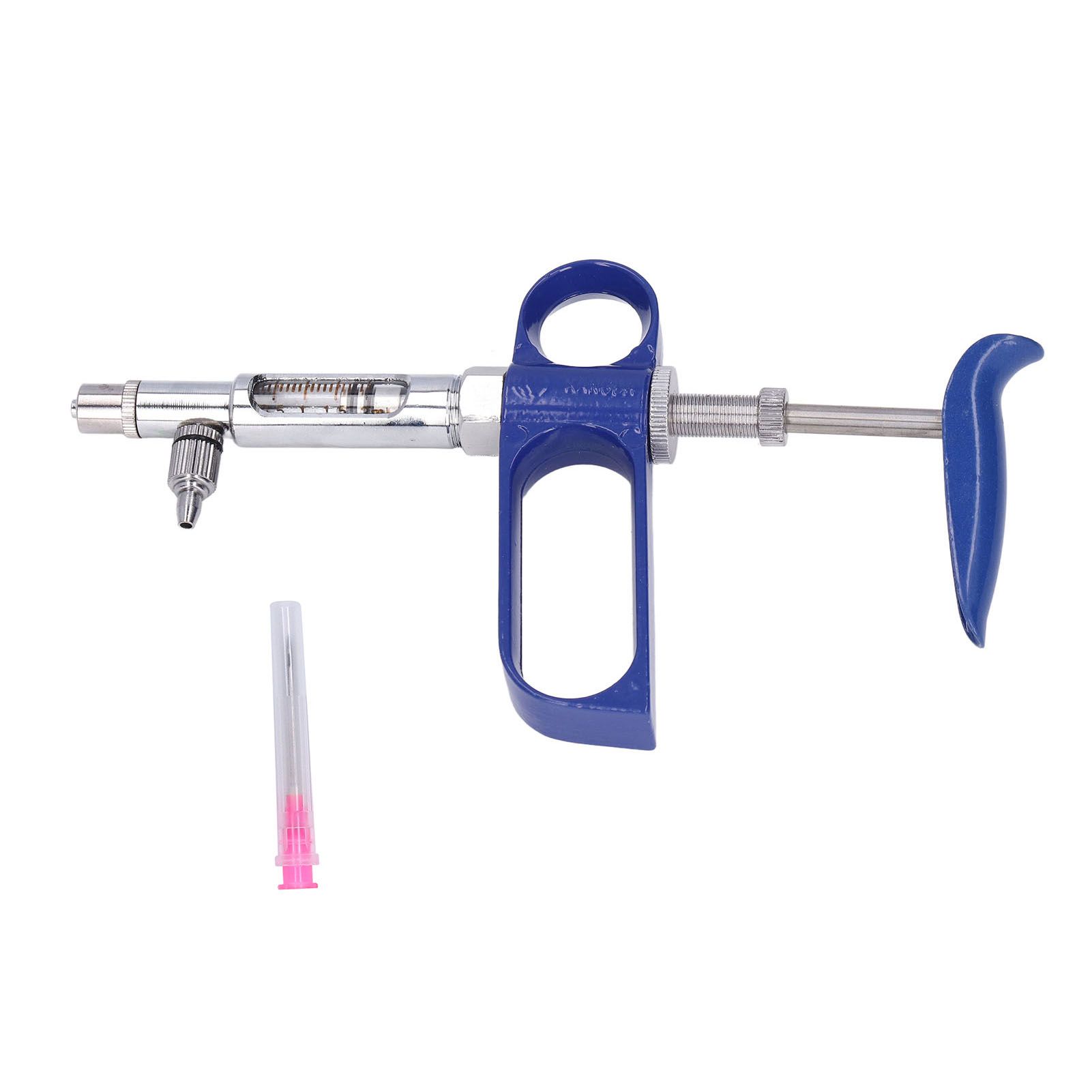 2ml Livestock Syringe Injector Continuous Adjustable Animal Injector for Cattle Sheep Pig Goat - Image 2