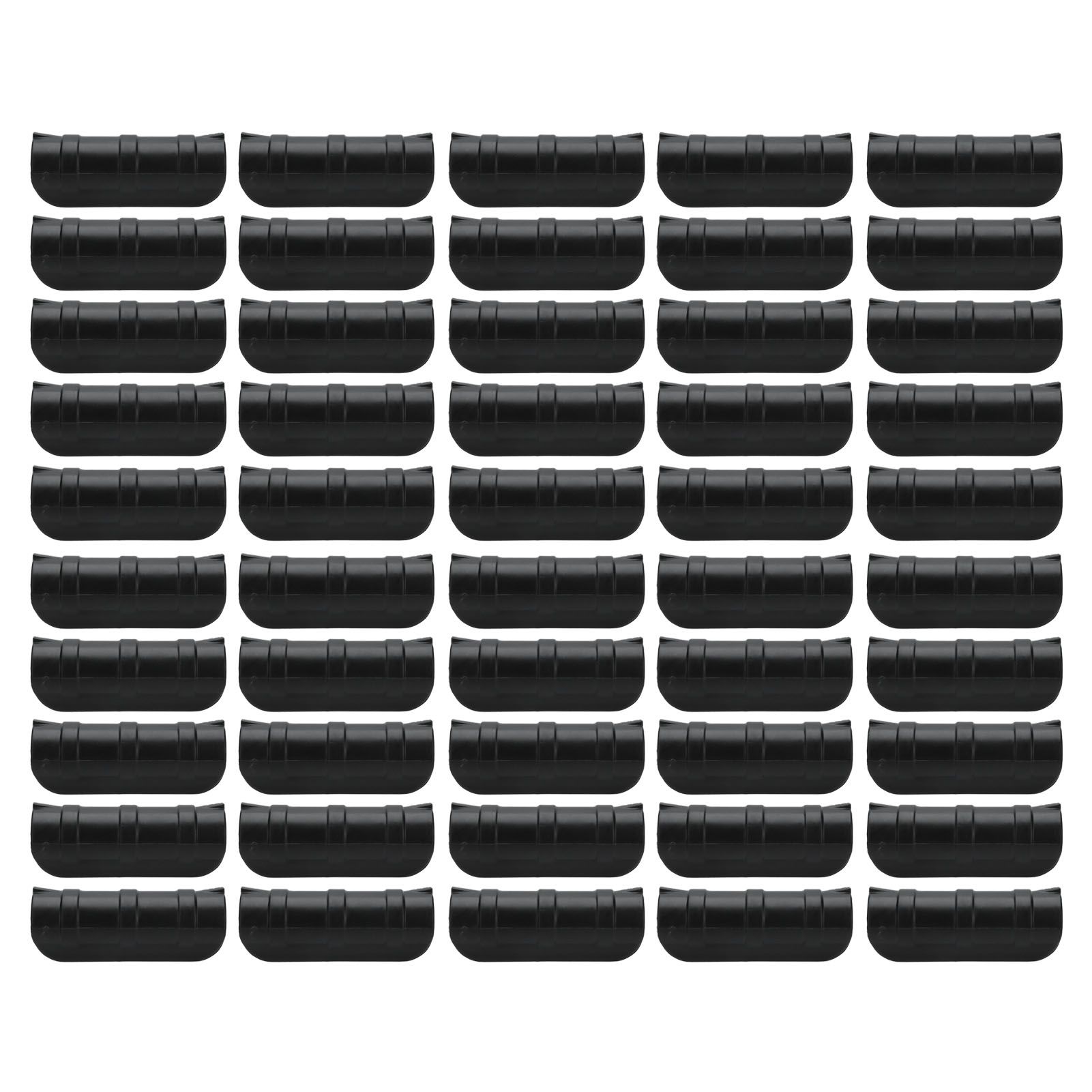 50PCS 10cm Greenhouse Film Clamp Heat Resistant Tube Clip Gardening Frame Pipe Clip for GardenBlack - Image 1