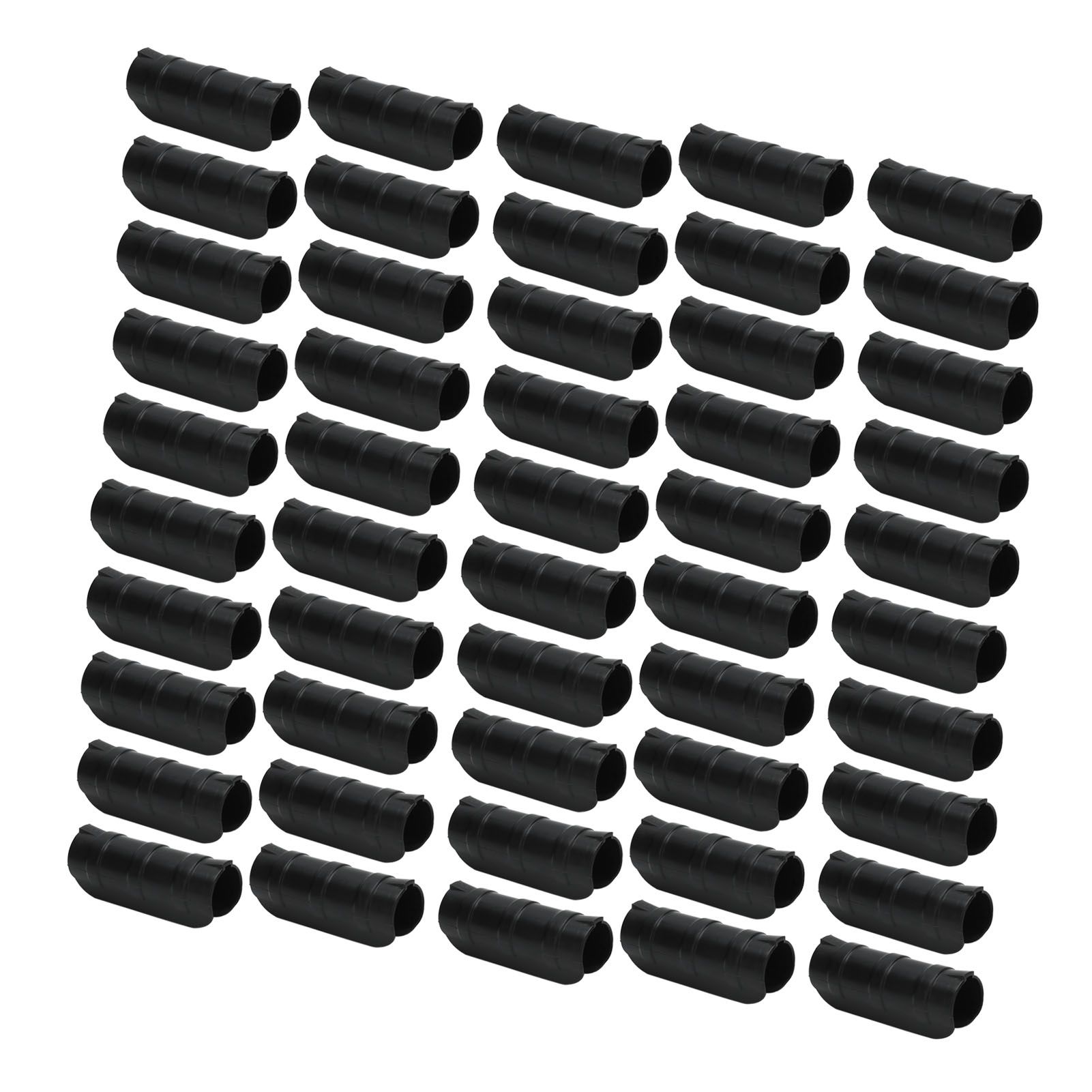 50PCS 10cm Greenhouse Film Clamp Heat Resistant Tube Clip Gardening Frame Pipe Clip for GardenBlack - Image 6
