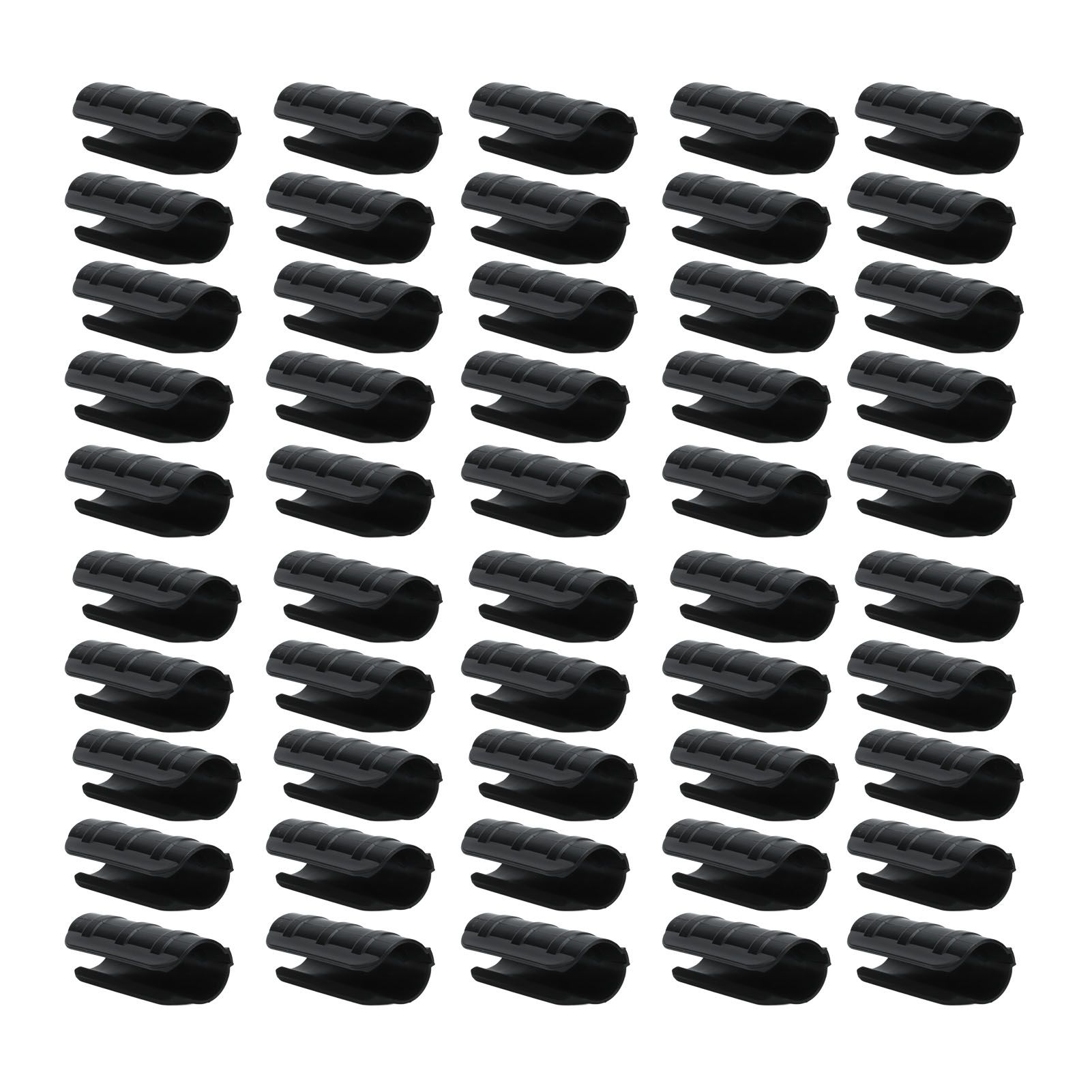 50PCS 10cm Greenhouse Film Clamp Heat Resistant Tube Clip Gardening Frame Pipe Clip for GardenBlack - Image 7