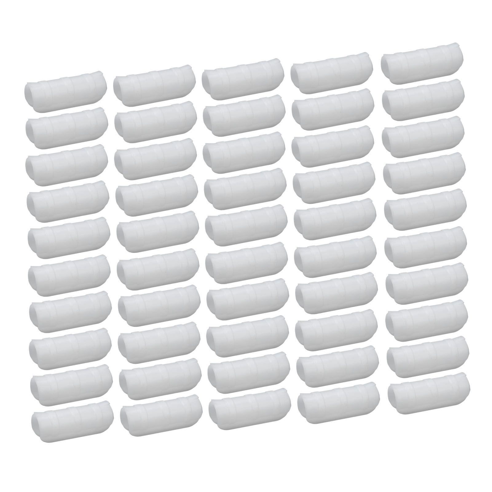 50PCS 10cm Greenhouse Film Clamp Heat Resistant Tube Clip Gardening Frame Pipe Clip for GardenWhite - Image 2